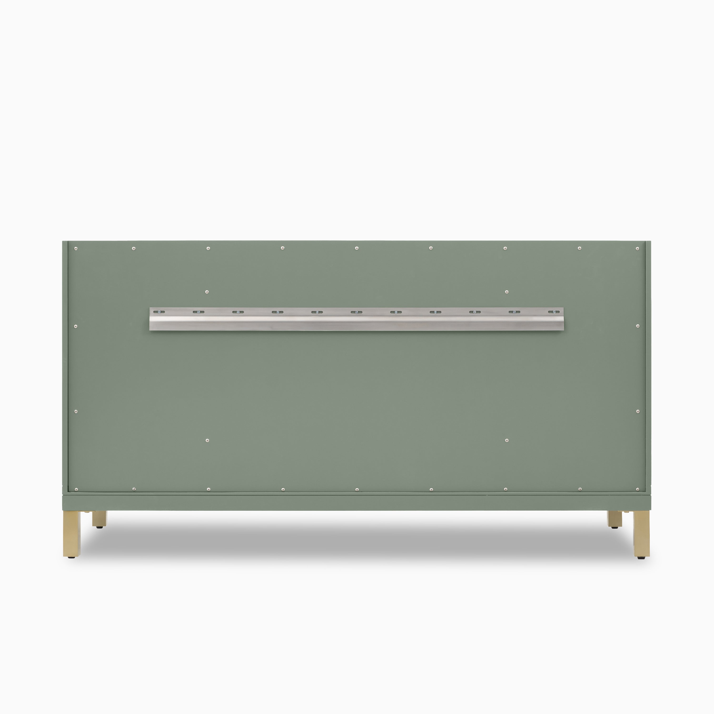 Janelle 60" Single Vanity in Smokey Celadon with 3 cm White Zeus Silestone¨ Top