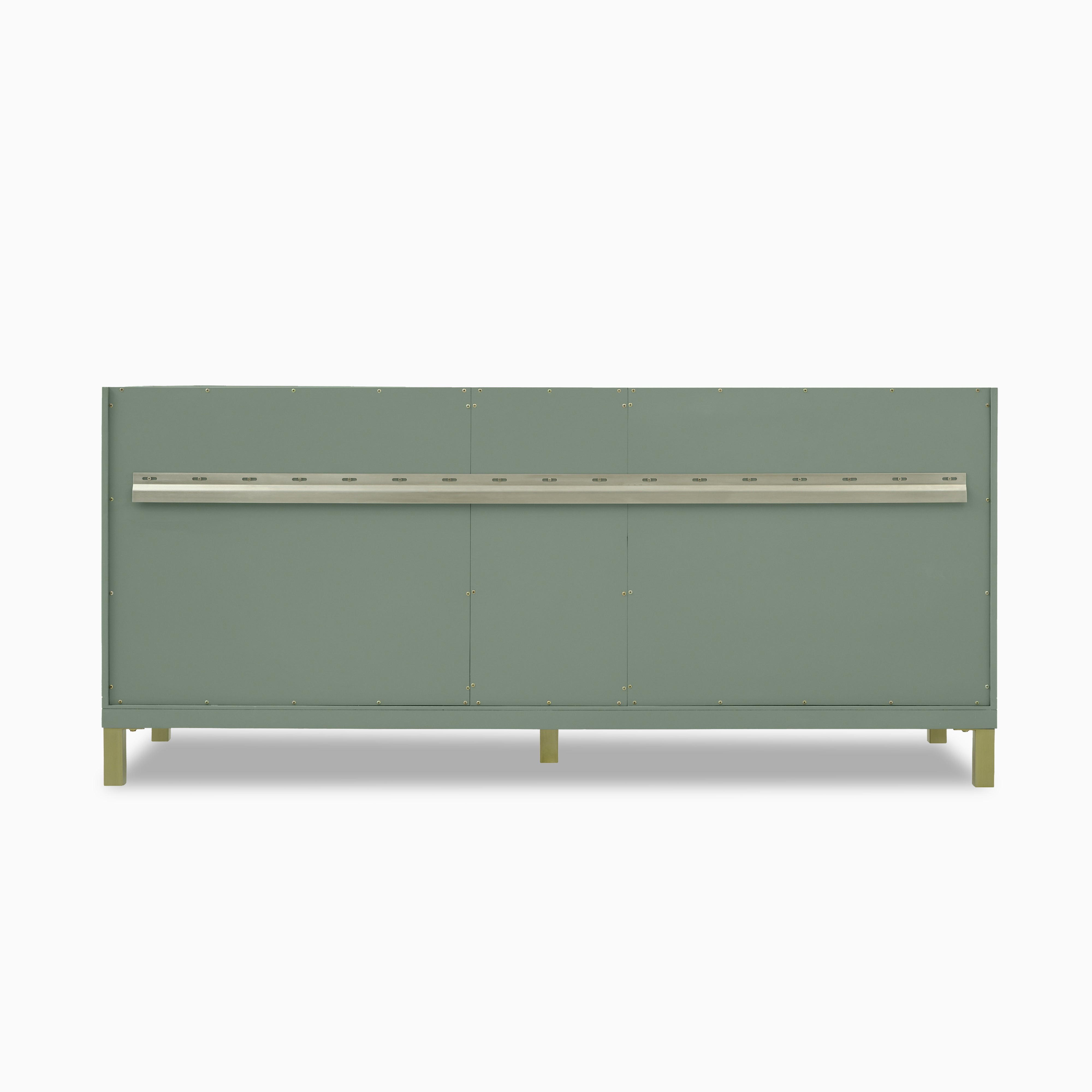 Janelle 72" Double Vanity in Smokey Celadon with 3 cm White Zeus Silestone¨ Top