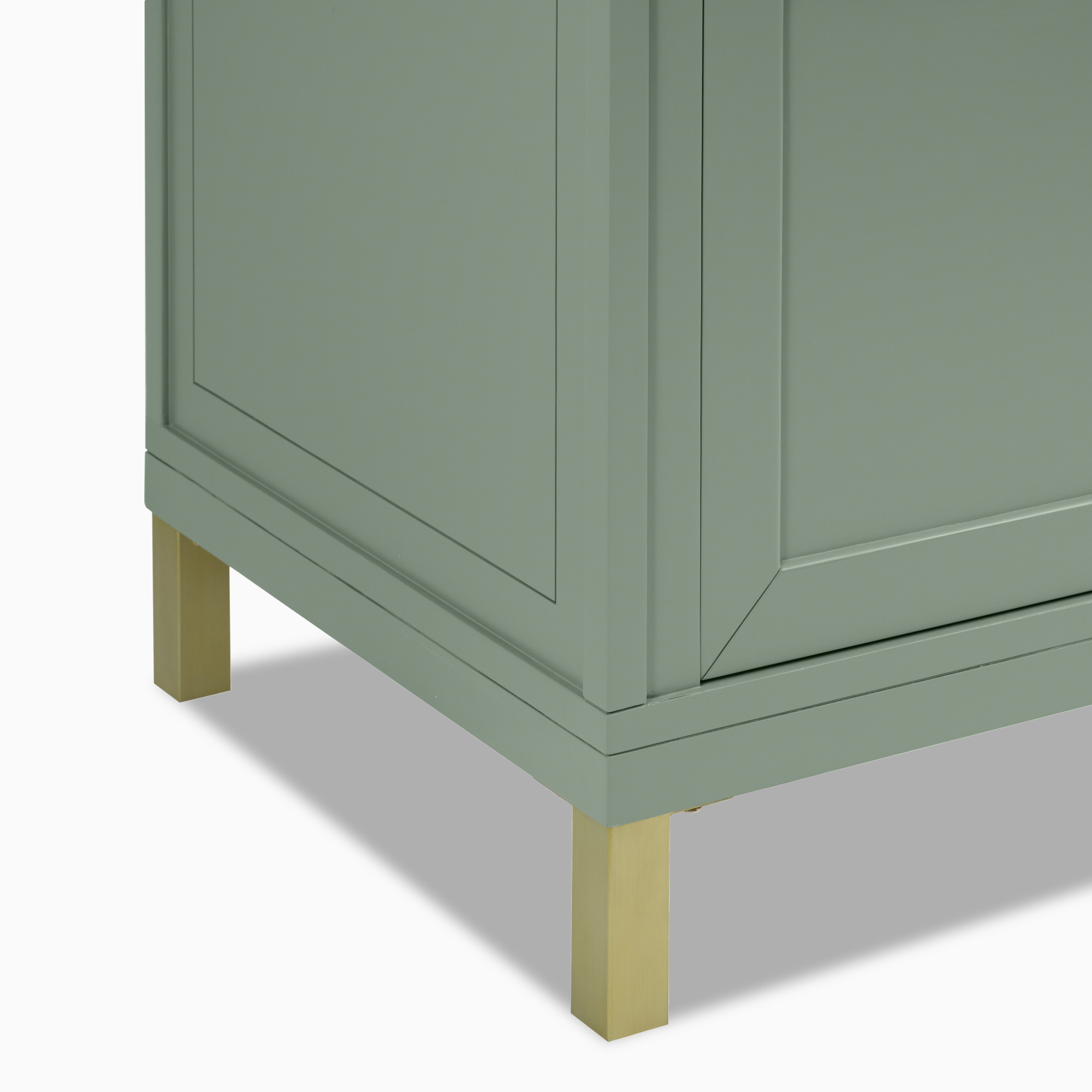 Janelle 72" Double Vanity in Smokey Celadon with 3 cm White Zeus Silestone¨ Top