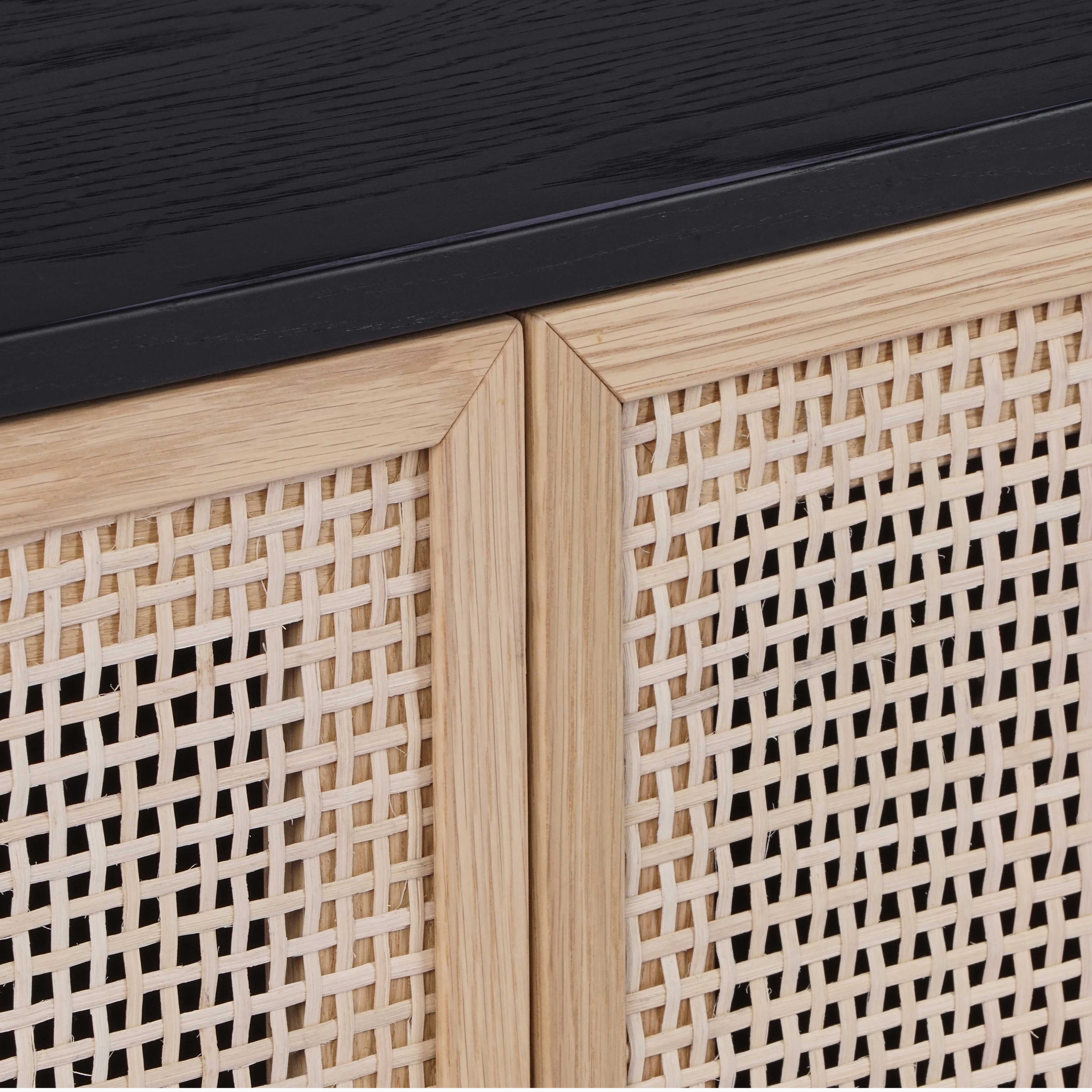 Small Aria Sideboard in Black and Gold