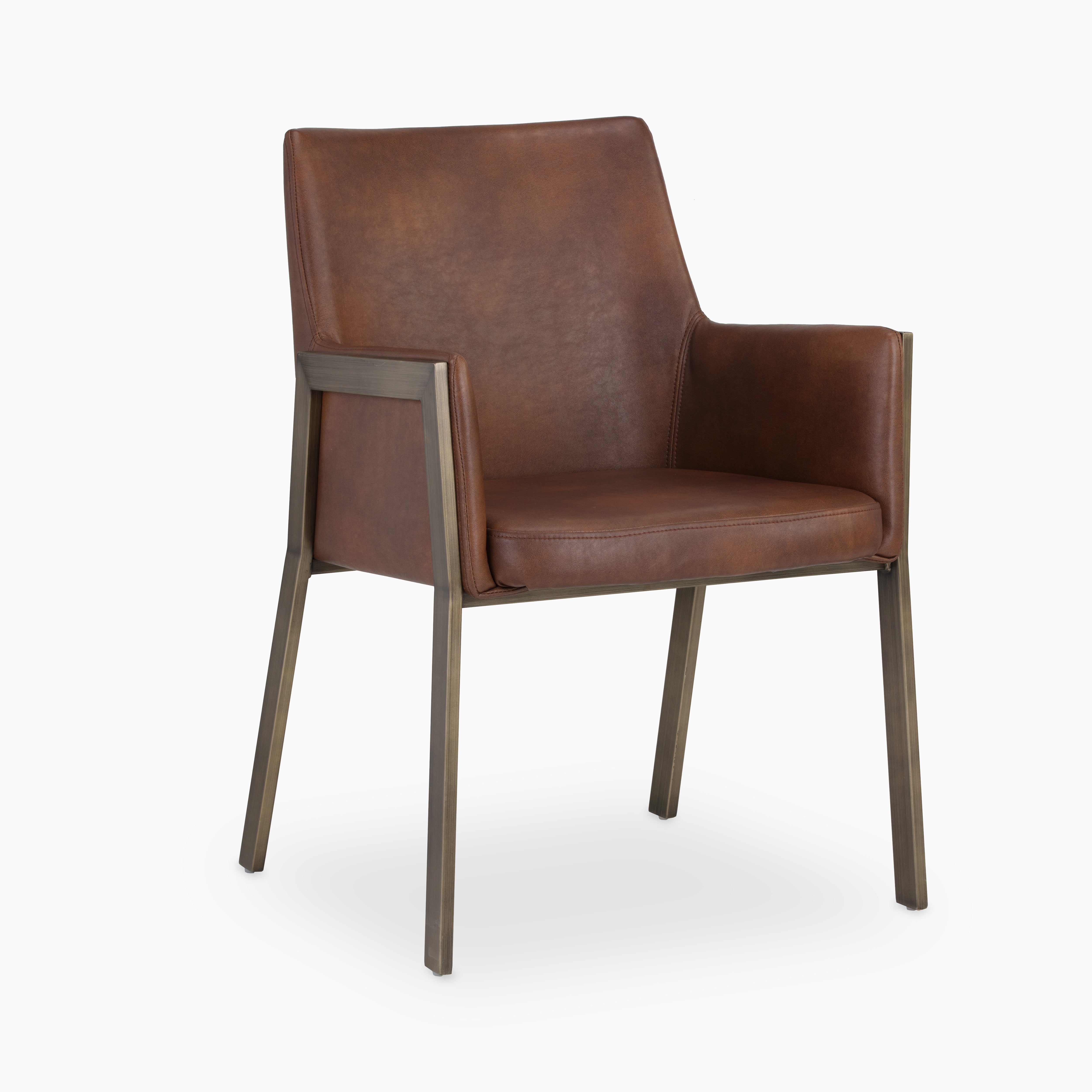 Gideon Dining Chair in Brown