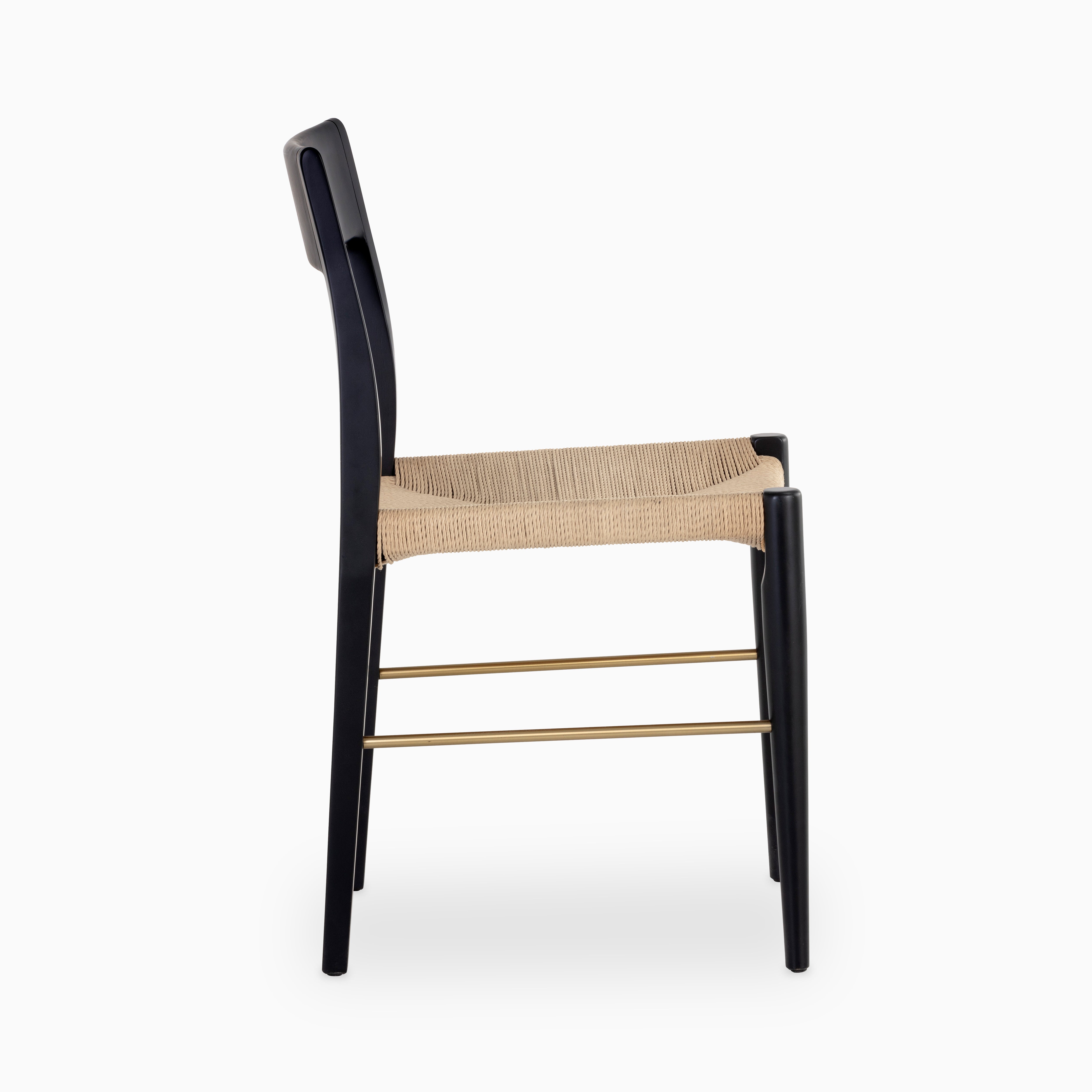 Genevieve Dining Chairs in Black, Set of 2