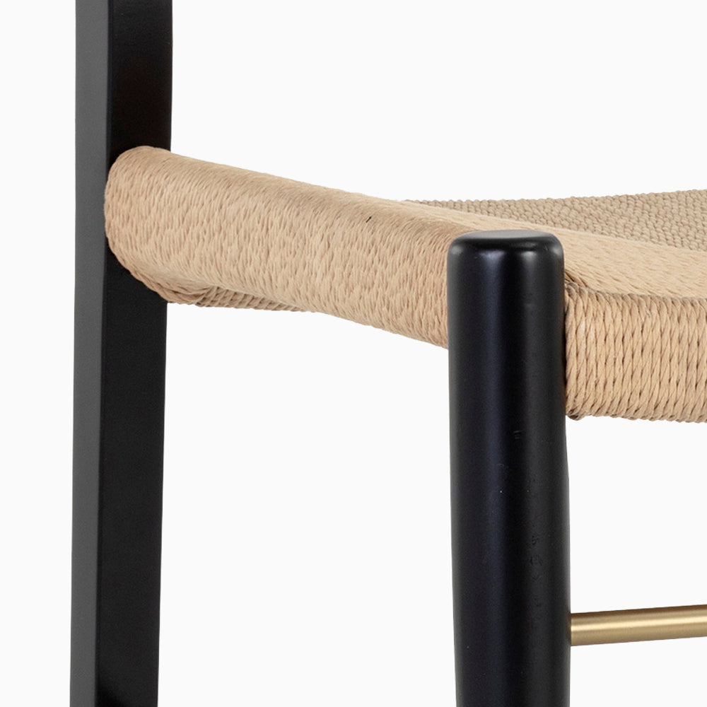 Genevieve Dining Chairs in Black, Set of 2