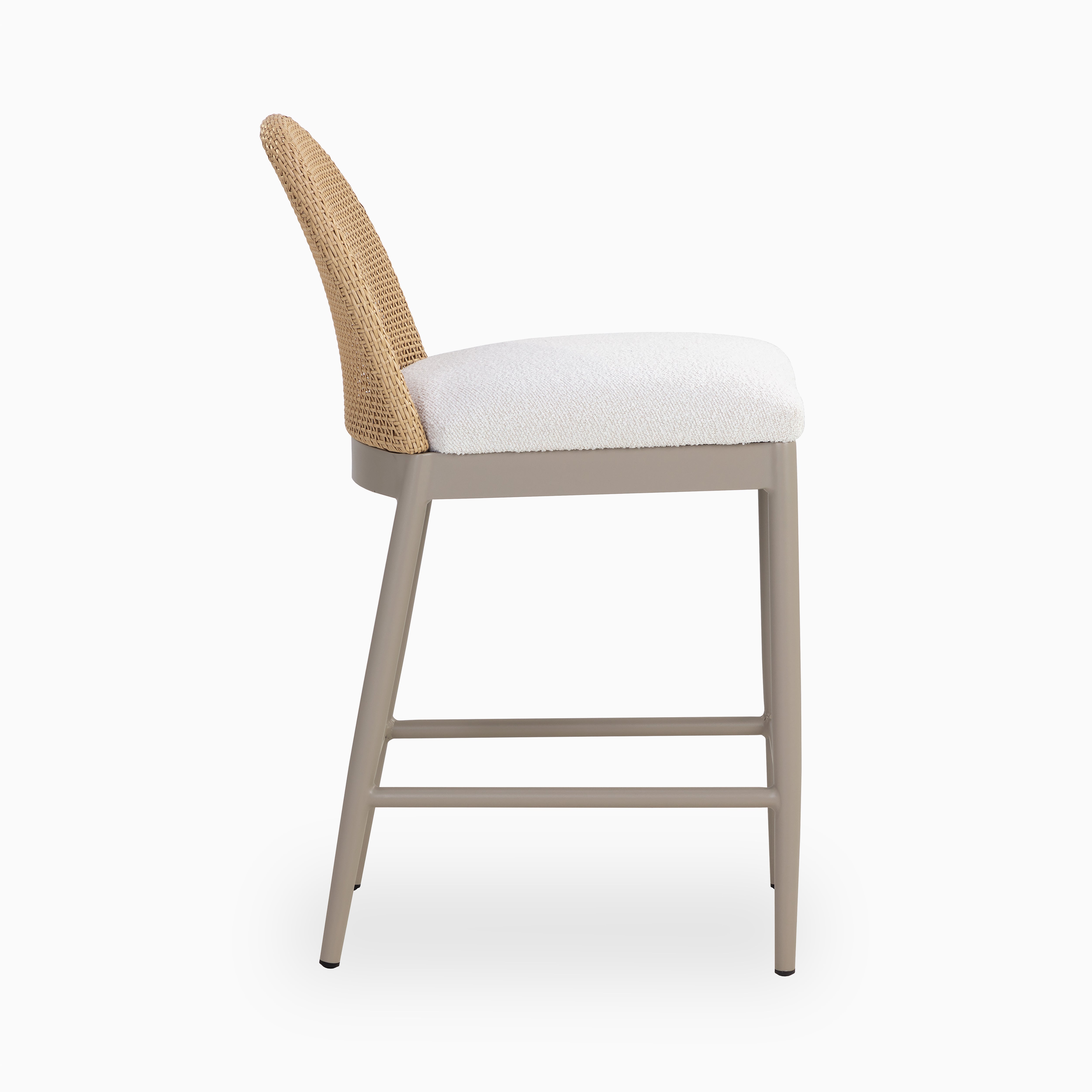 Darcy Outdoor Counter Stool in Cream