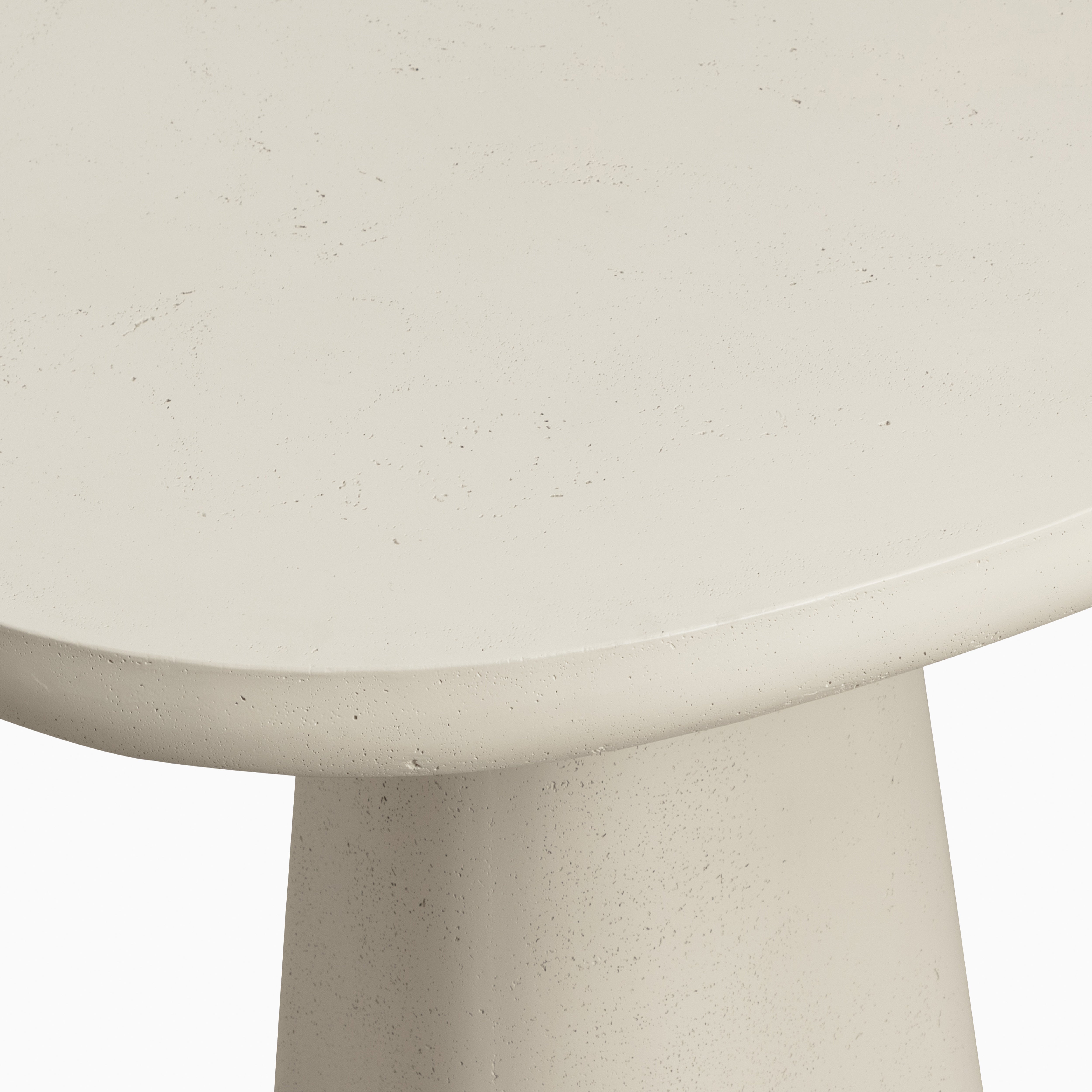 Selena 55" Outdoor Dining Table in Cream