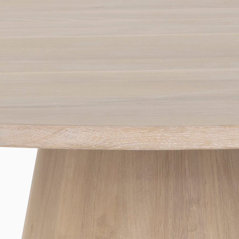 Alice 54" Round Dining Table in Light Oak