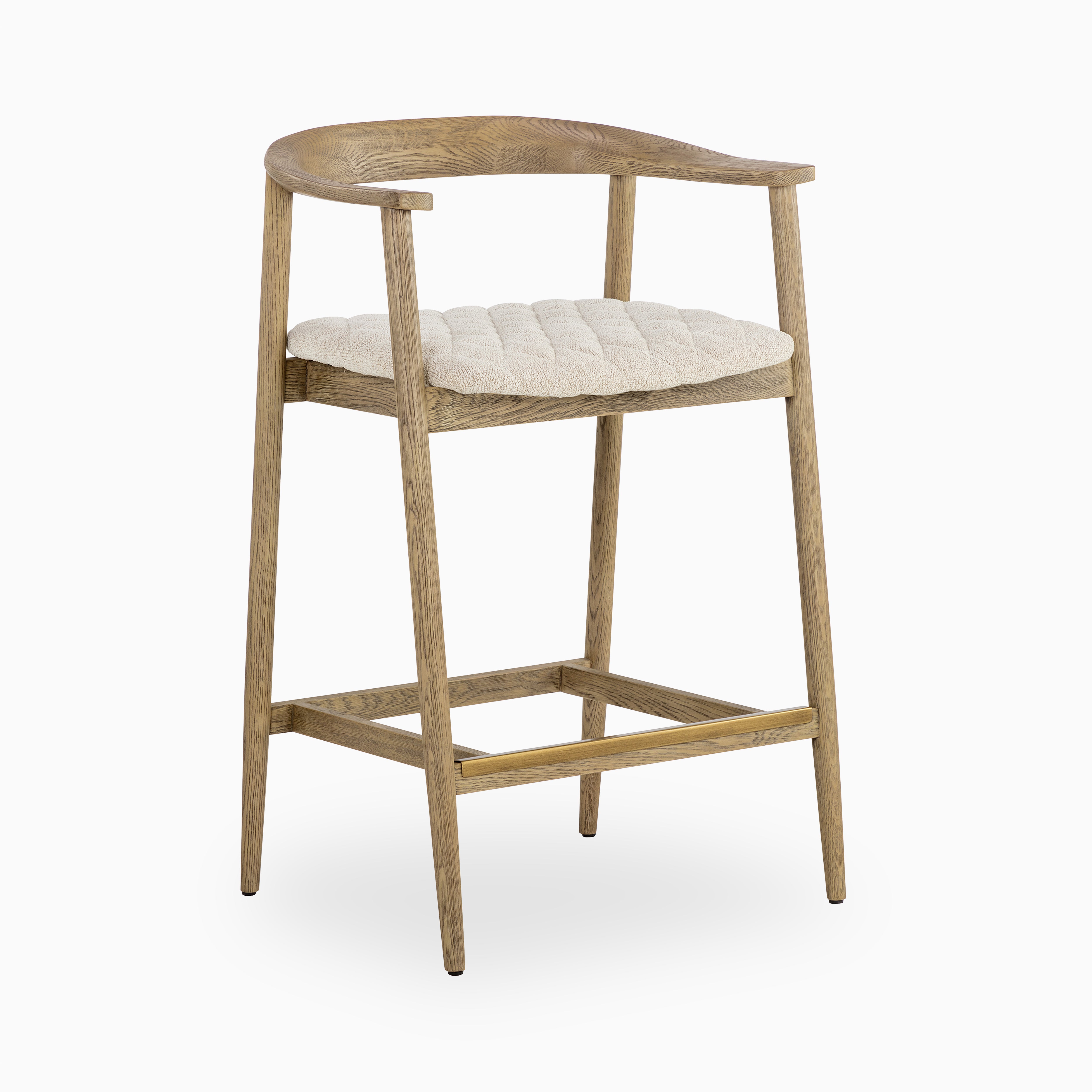 Joel Counter Stool in Dove Cream