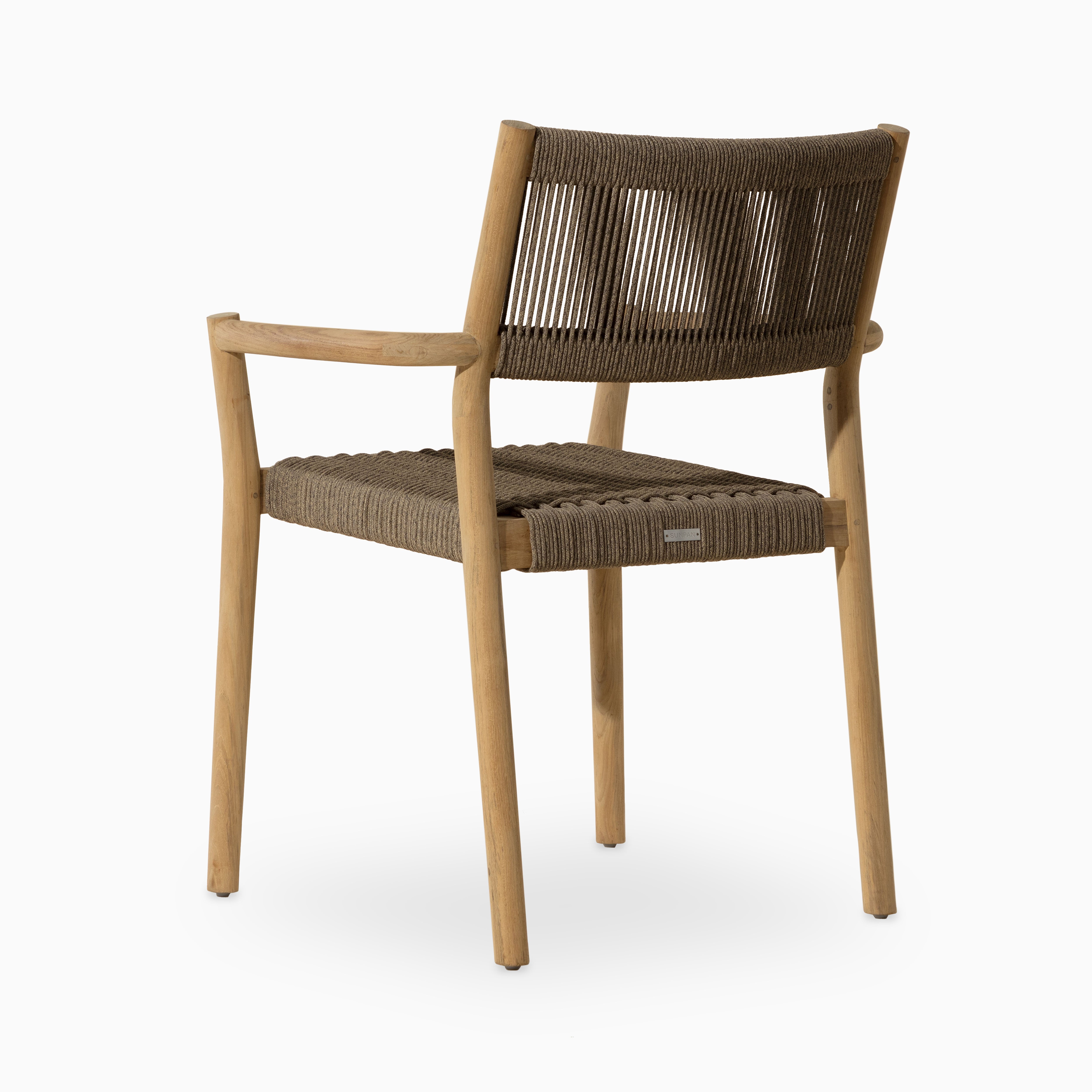 Kendra Outdoor Dining Chairs in Natural, Set of 2