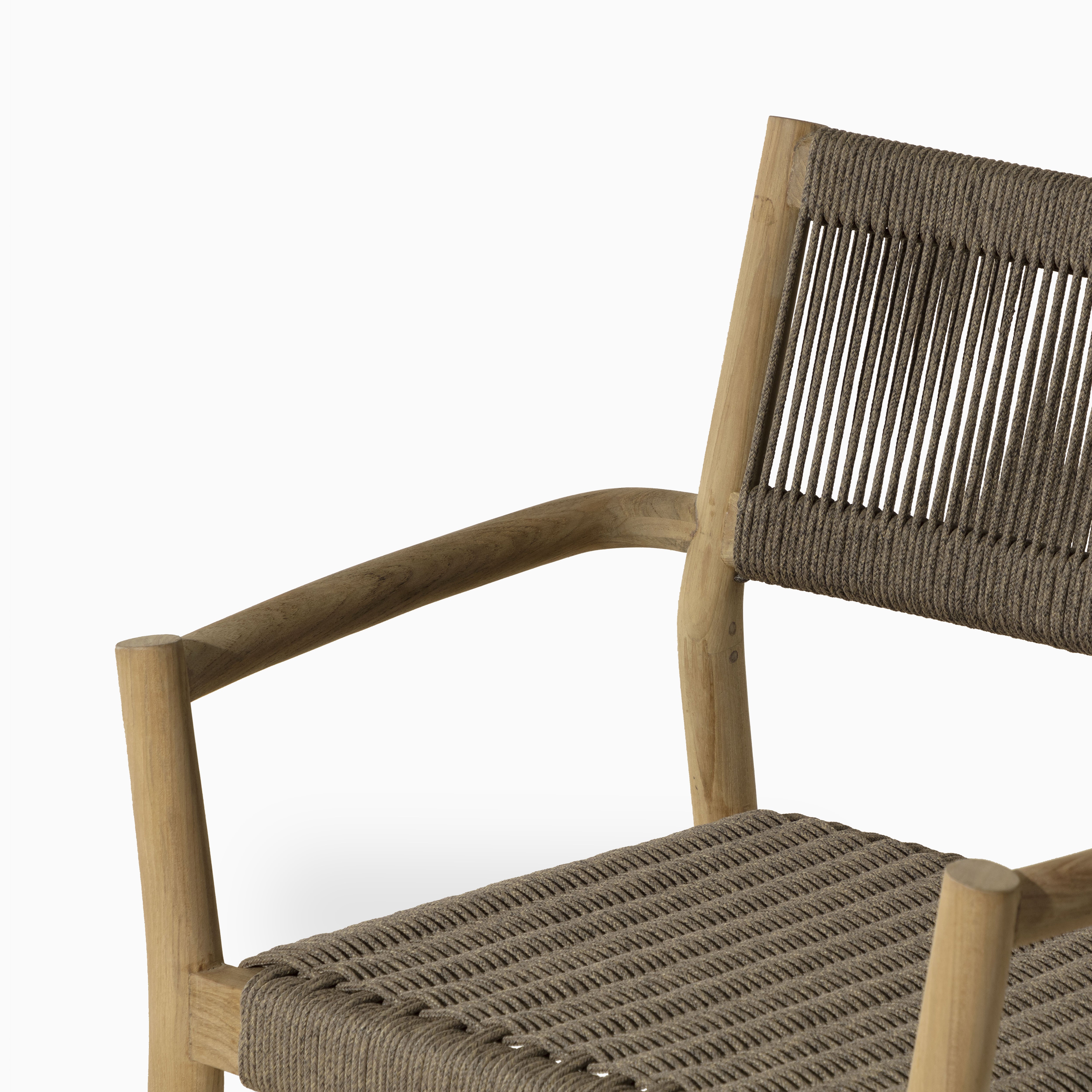 Kendra Outdoor Dining Chairs in Natural, Set of 2