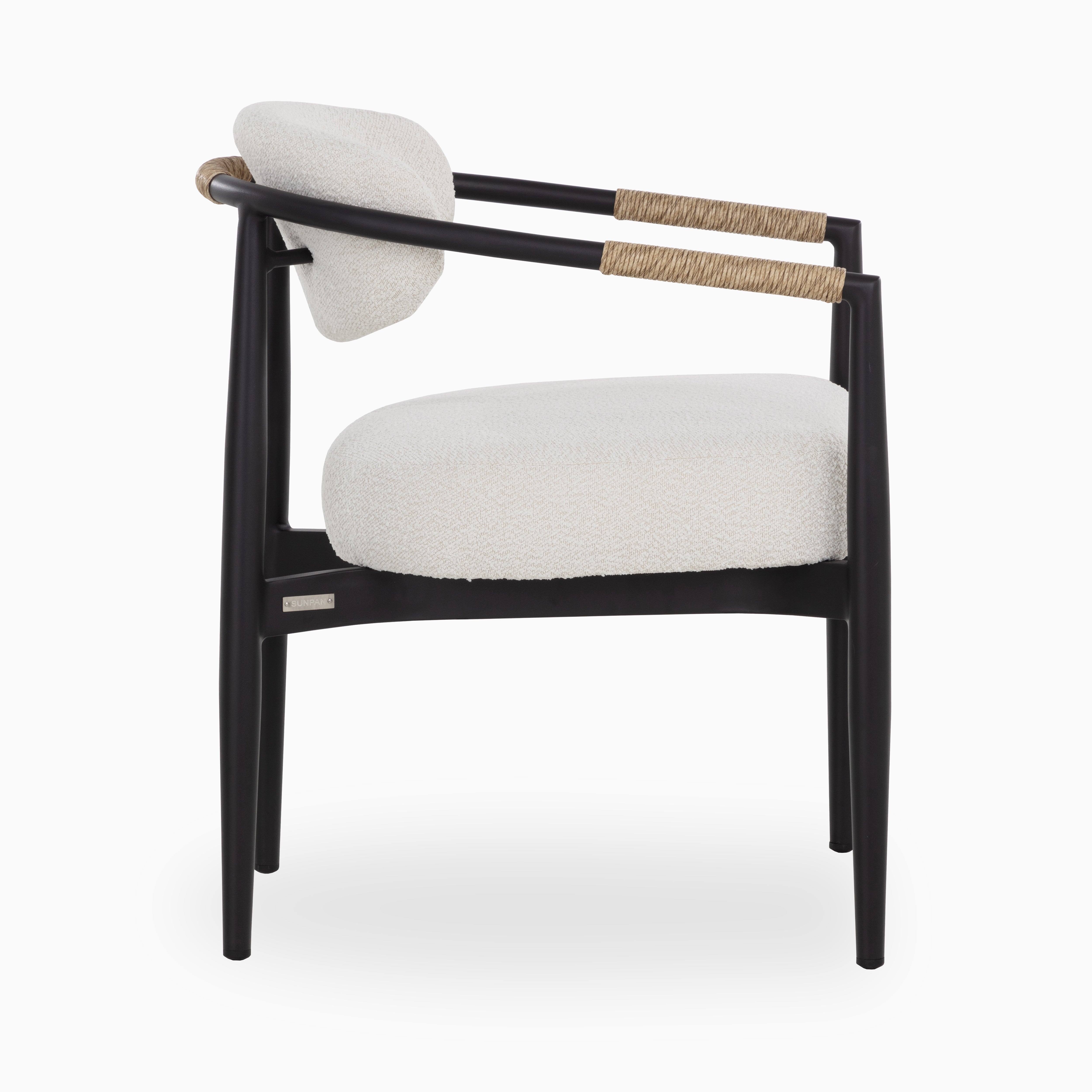 Leticia Outdoor Dining Chair in Cream