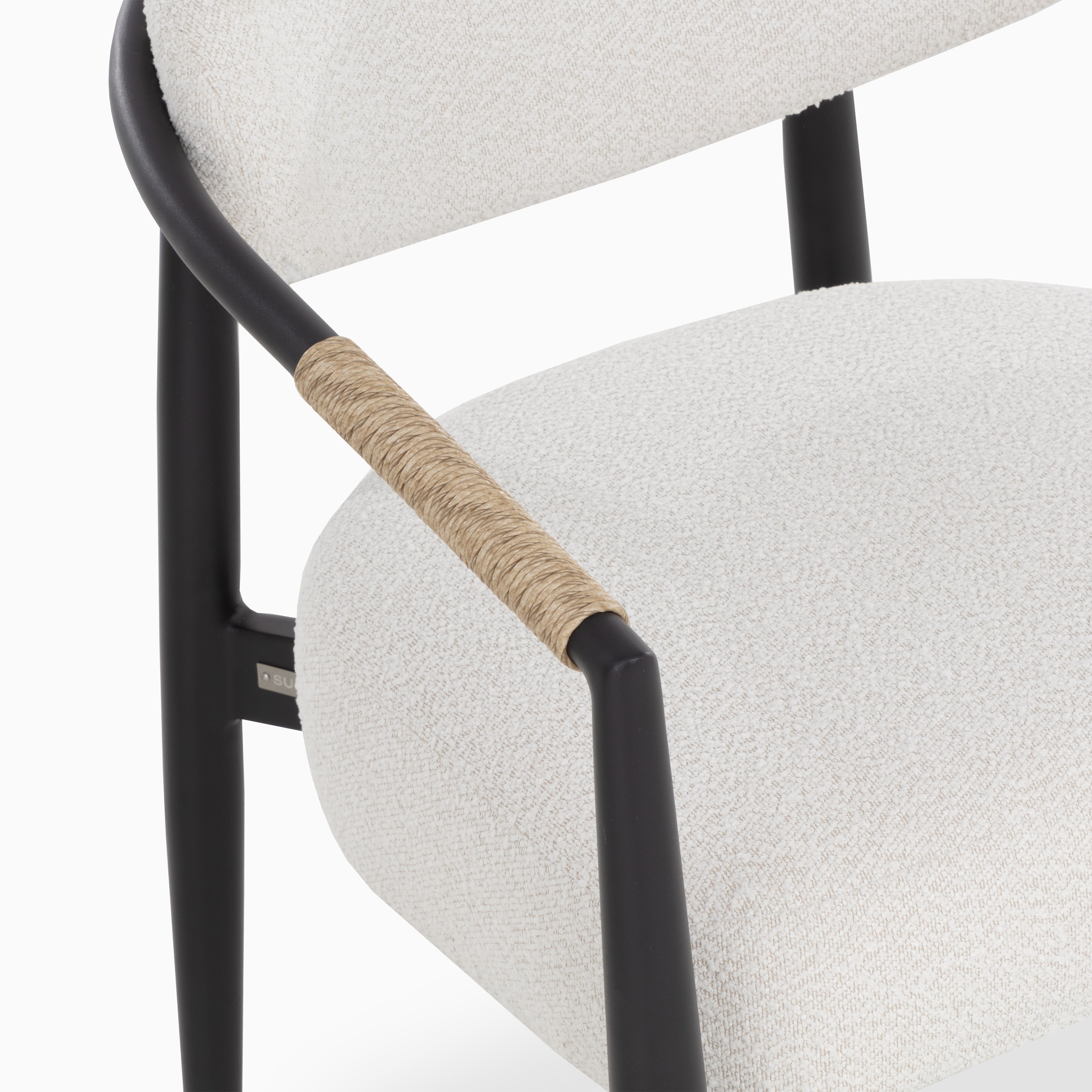 Leticia Outdoor Dining Chair in Cream