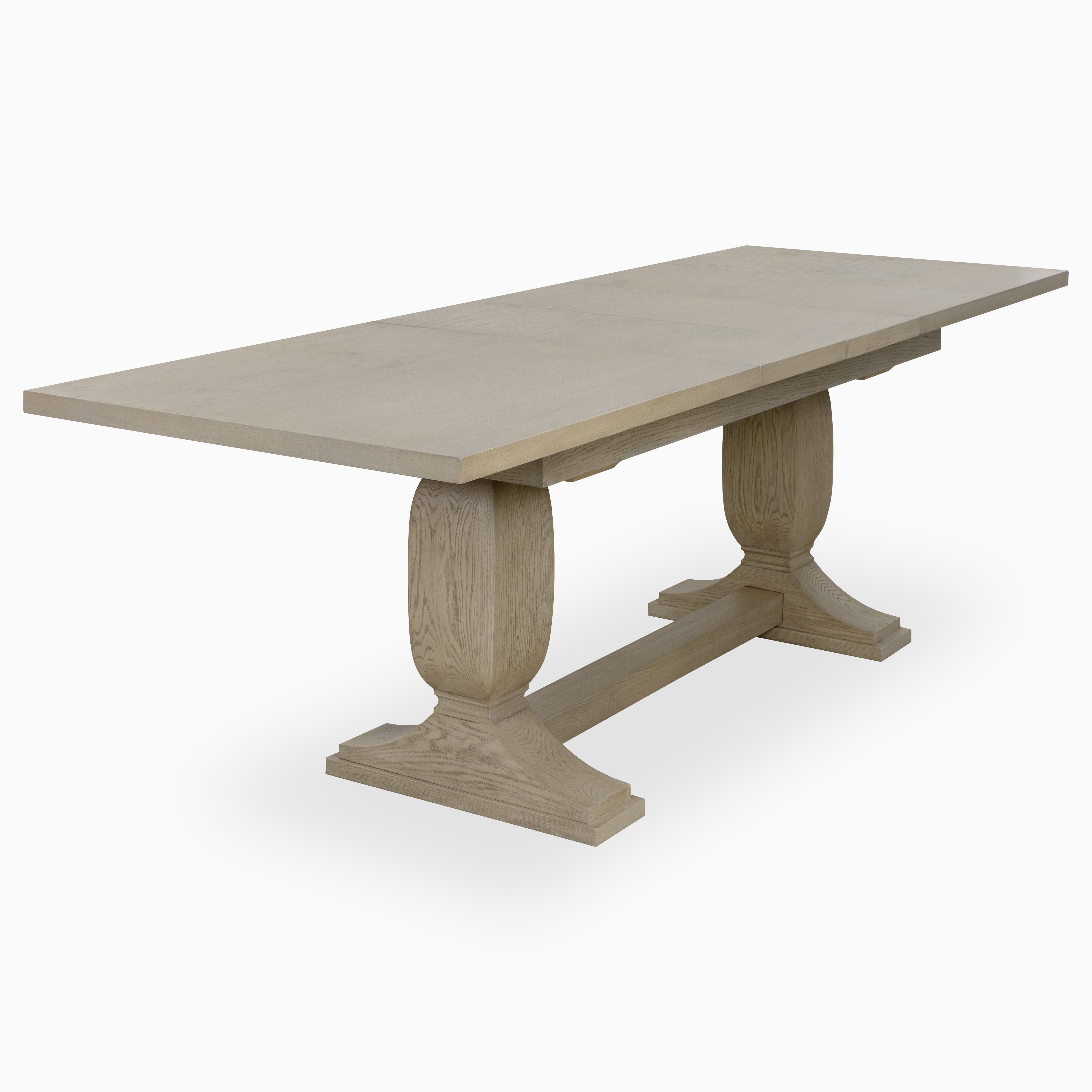 Rebecca 86" to 120" Dining Table in Greige