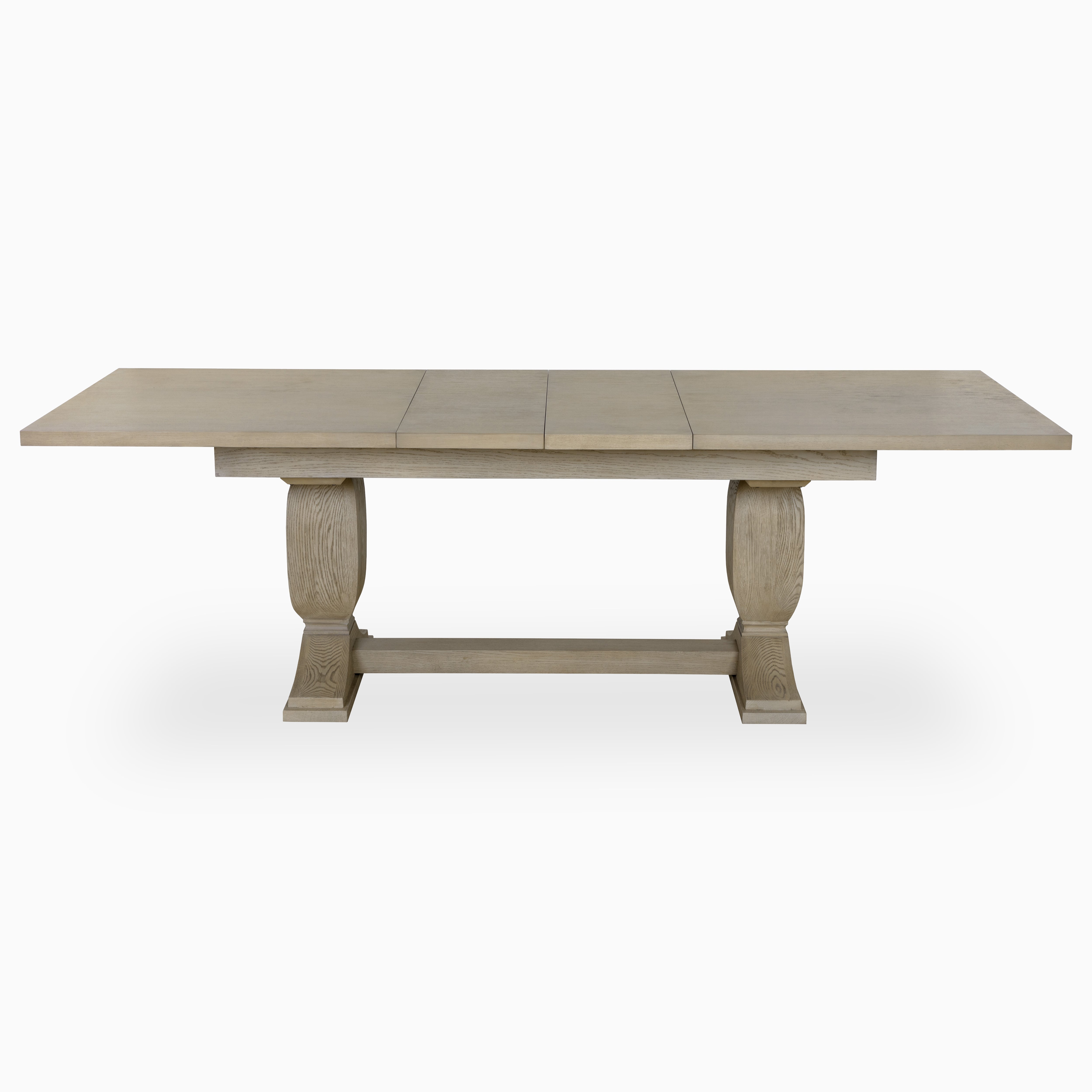 Rebecca 86" to 120" Dining Table in Greige
