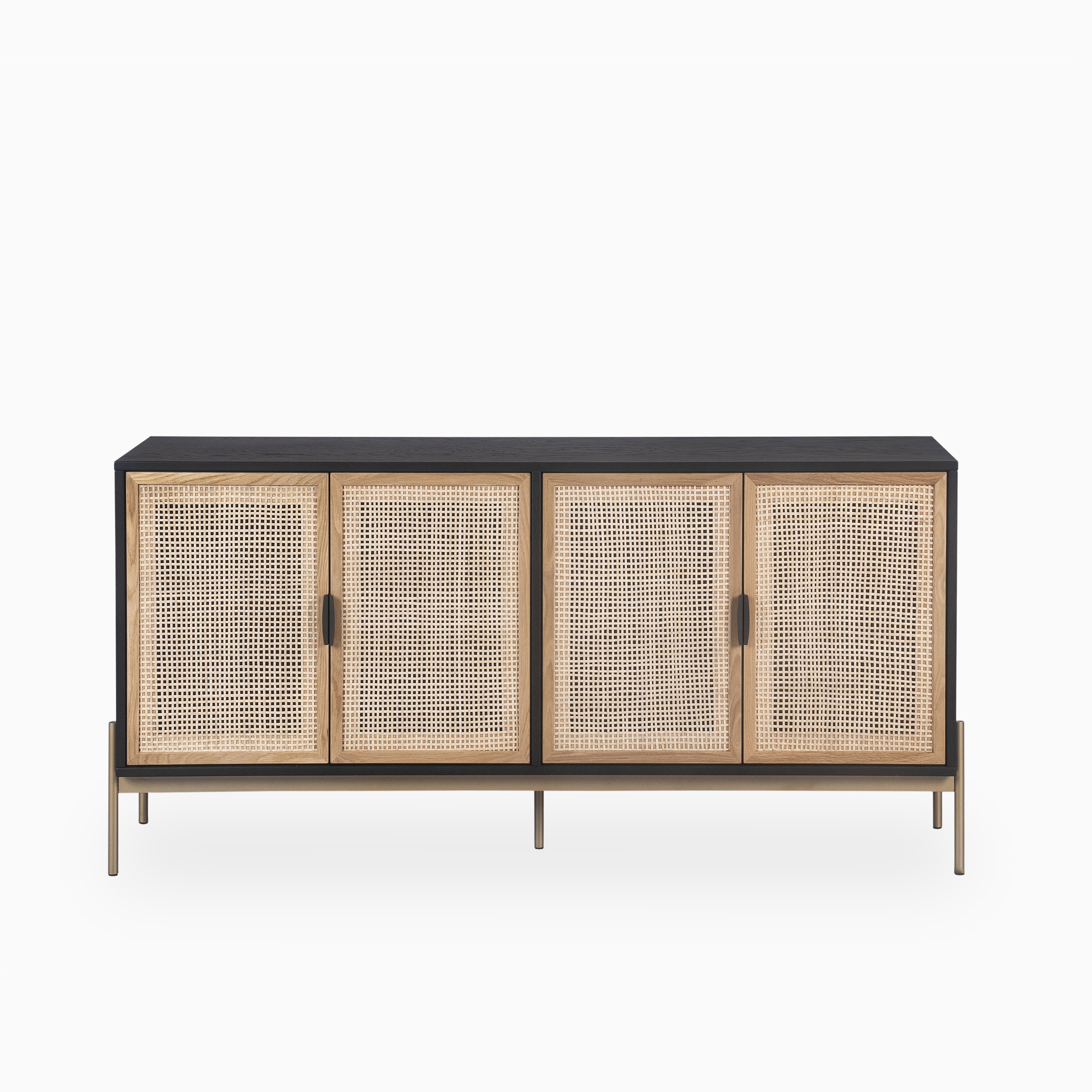 Large Aria Sideboard in Black and Gold