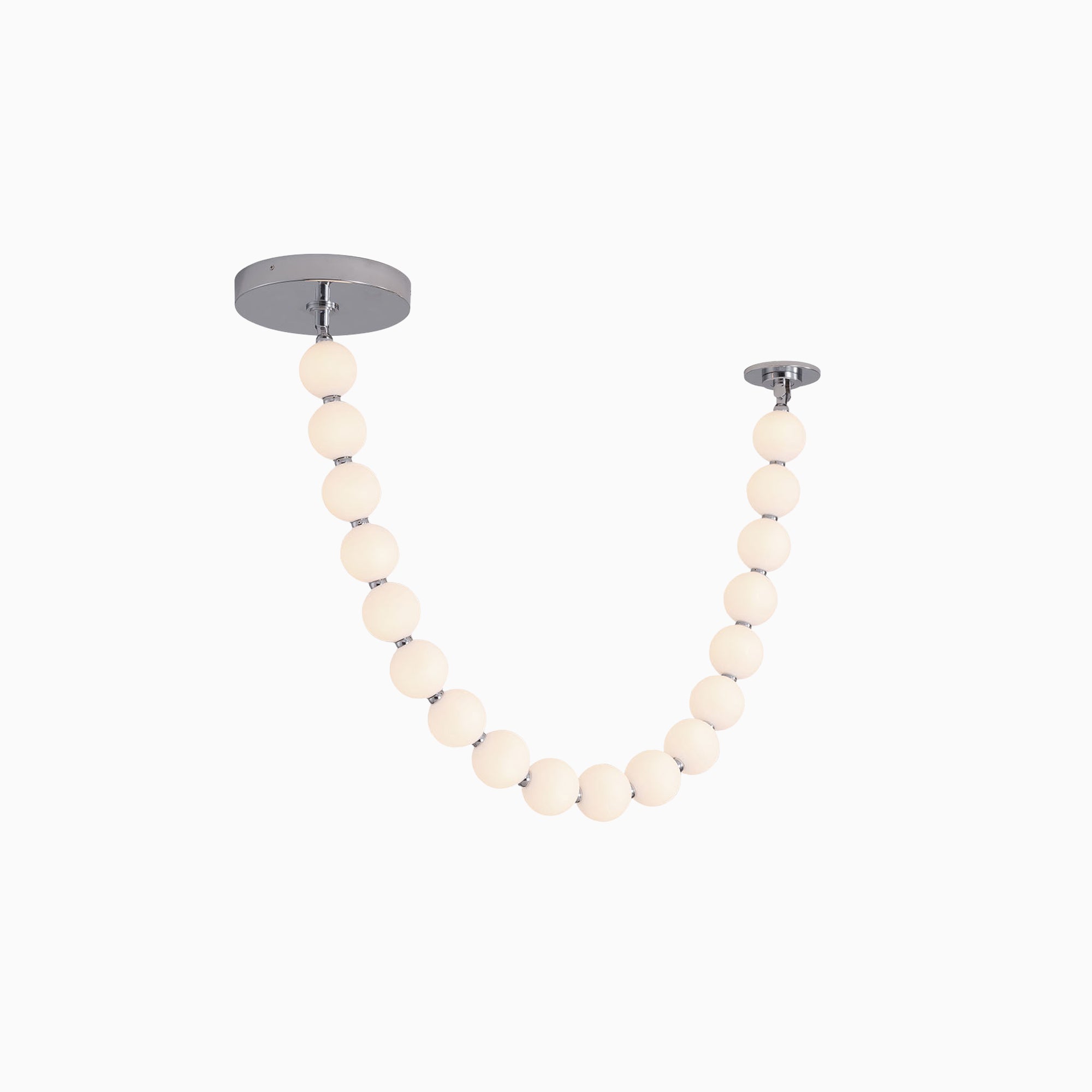 Lani 5' LED Pendant in Chrome with Remote Driver