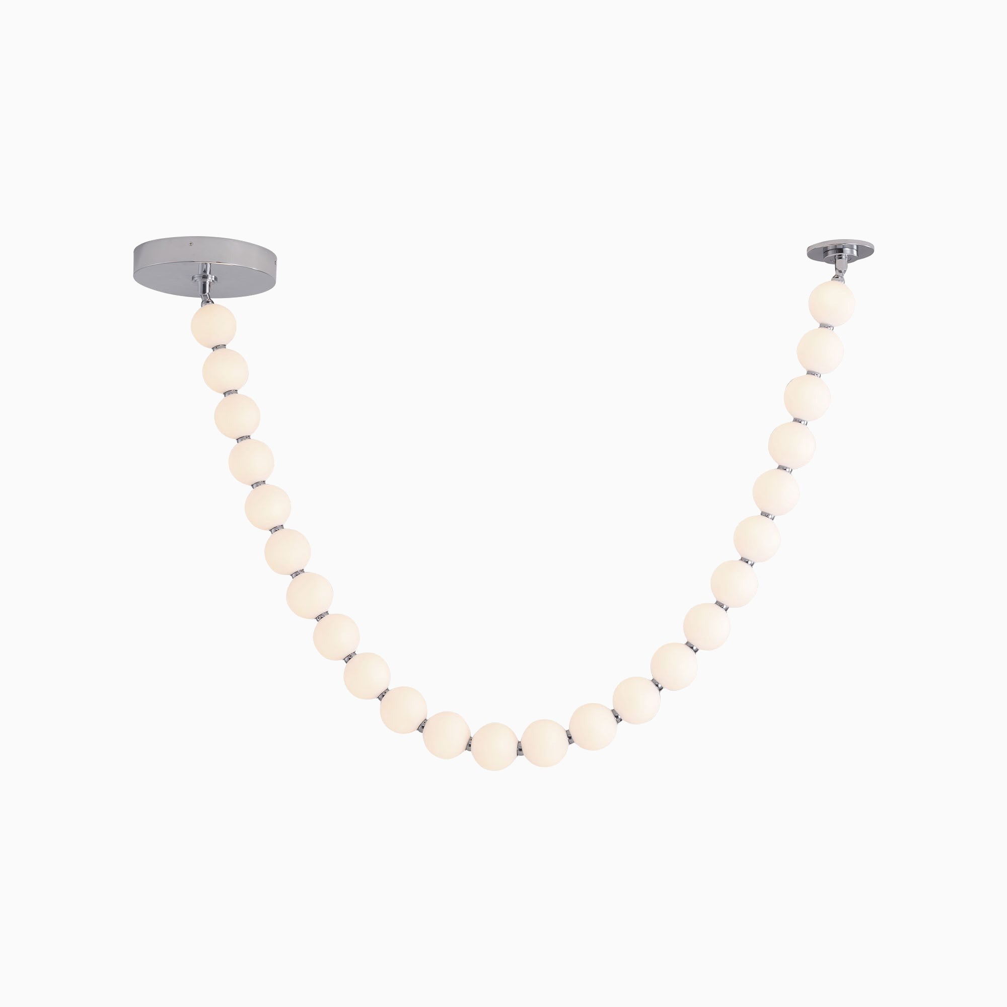 Lani 7' LED Pendant in Chrome with Remote Driver