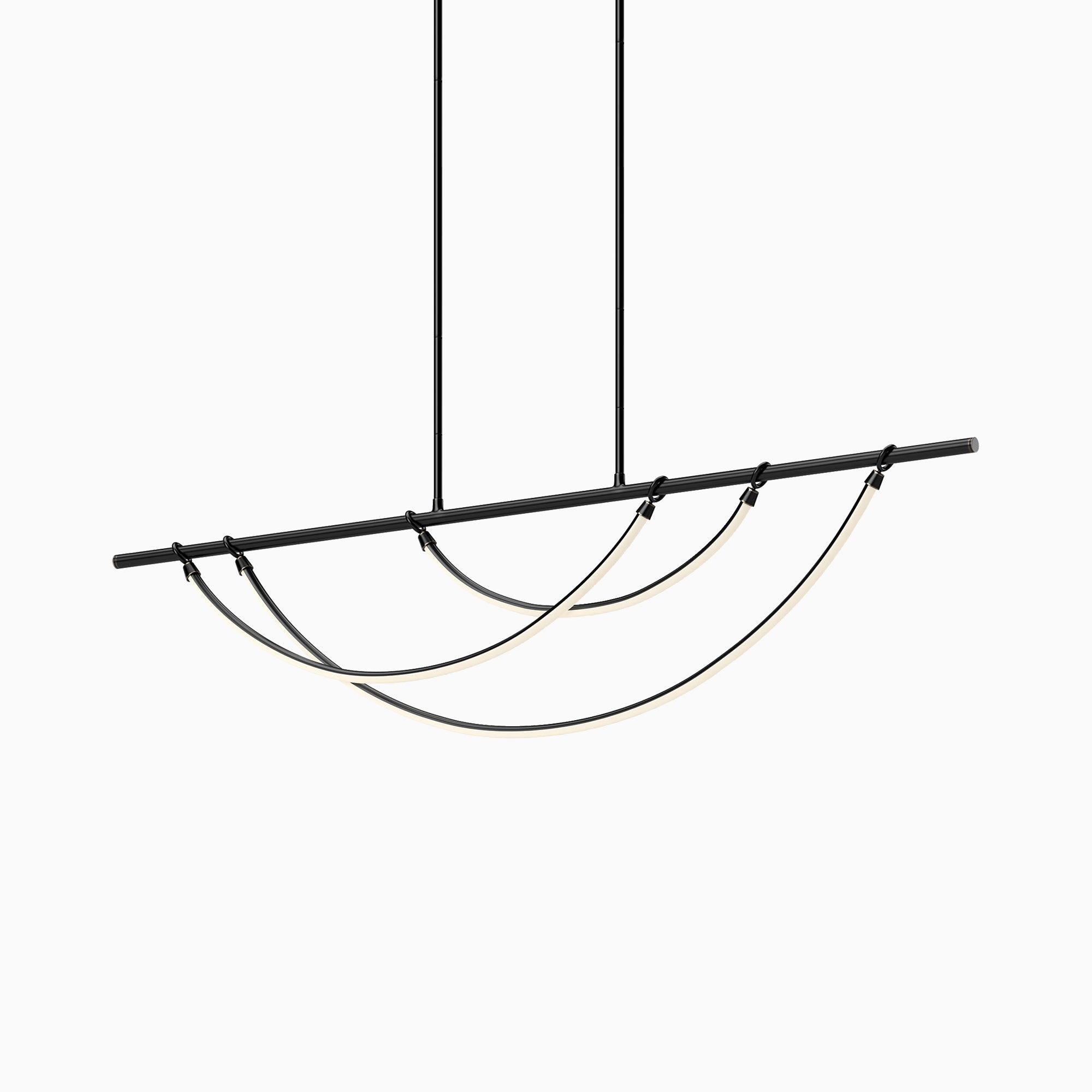 Greer 60" LED Linear Pendant in Urban Bronze, Universal Voltage
