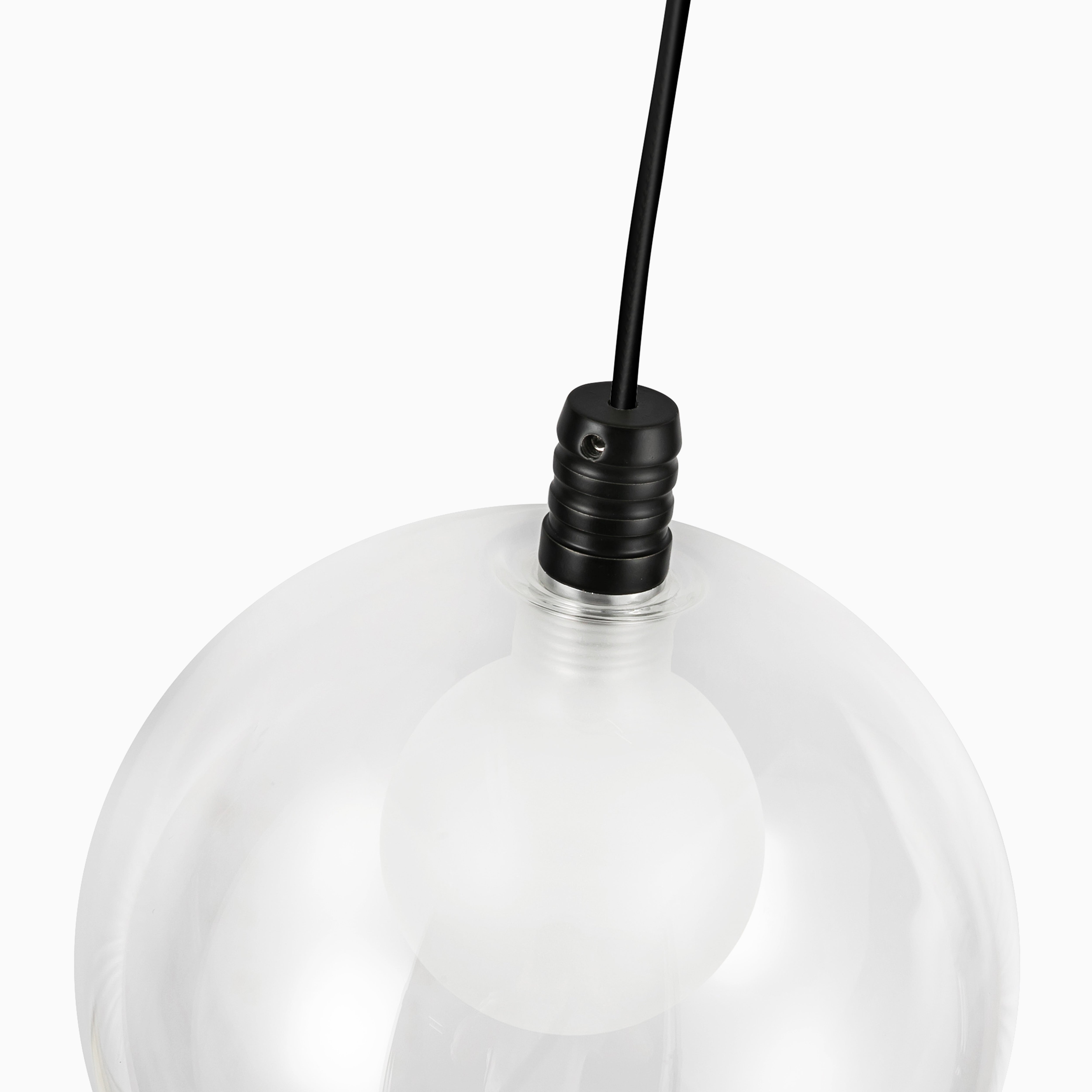 Renee 6" LED Pendant in Black