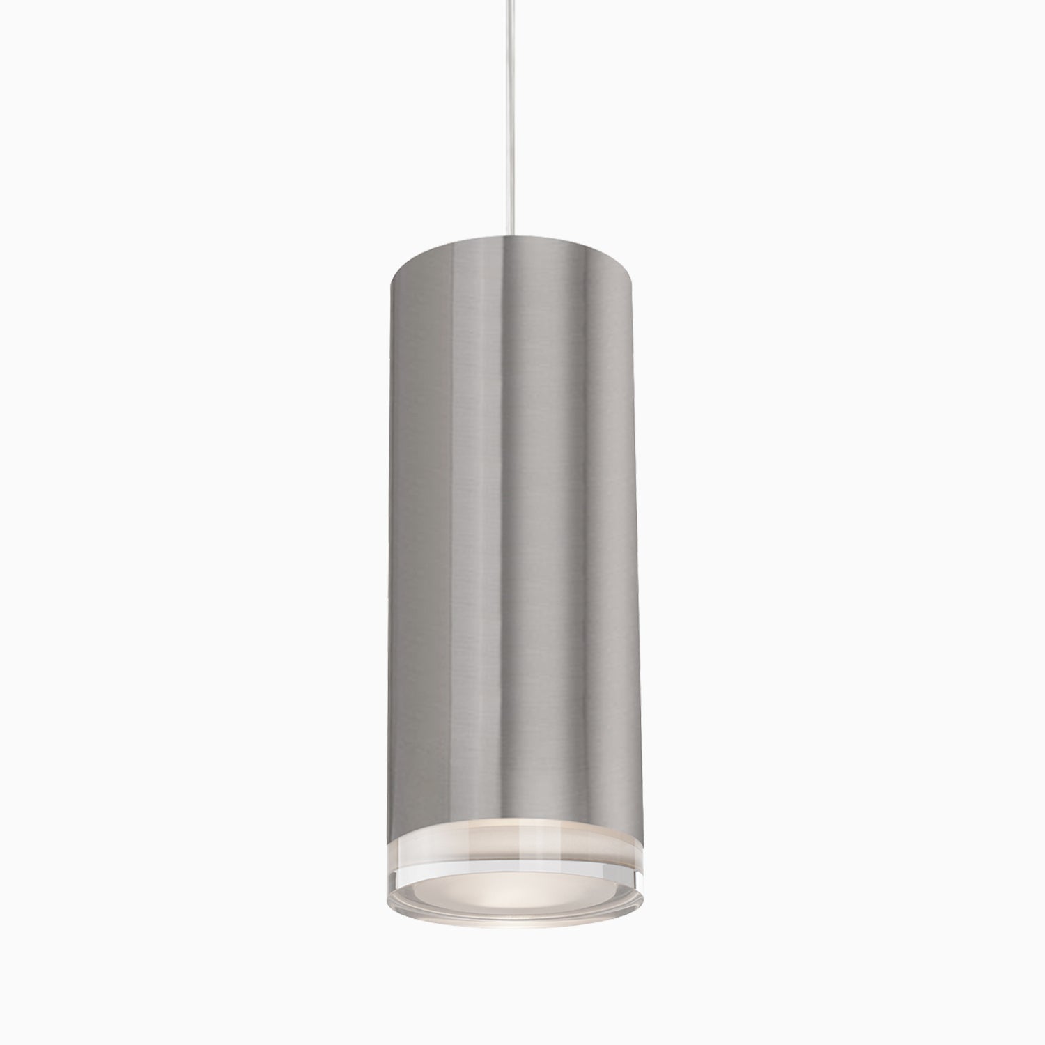 Delmar 10" LED Pendant in Brushed Nickel