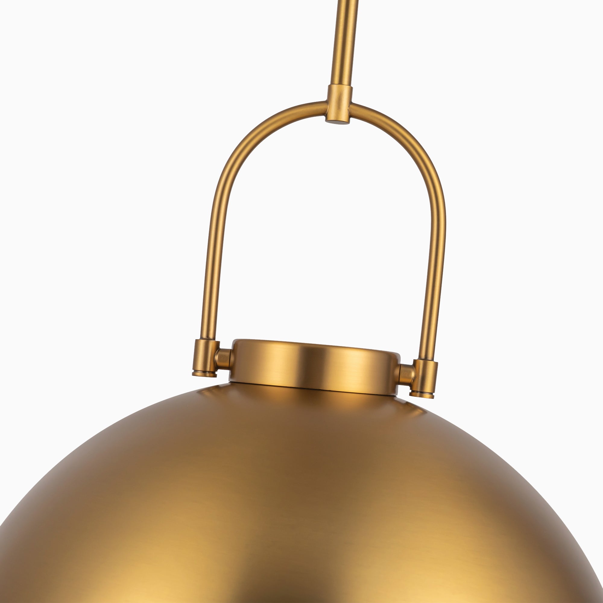 Kealy 16" 1 Light Pendant in Aged Gold/Opal Matte Glass