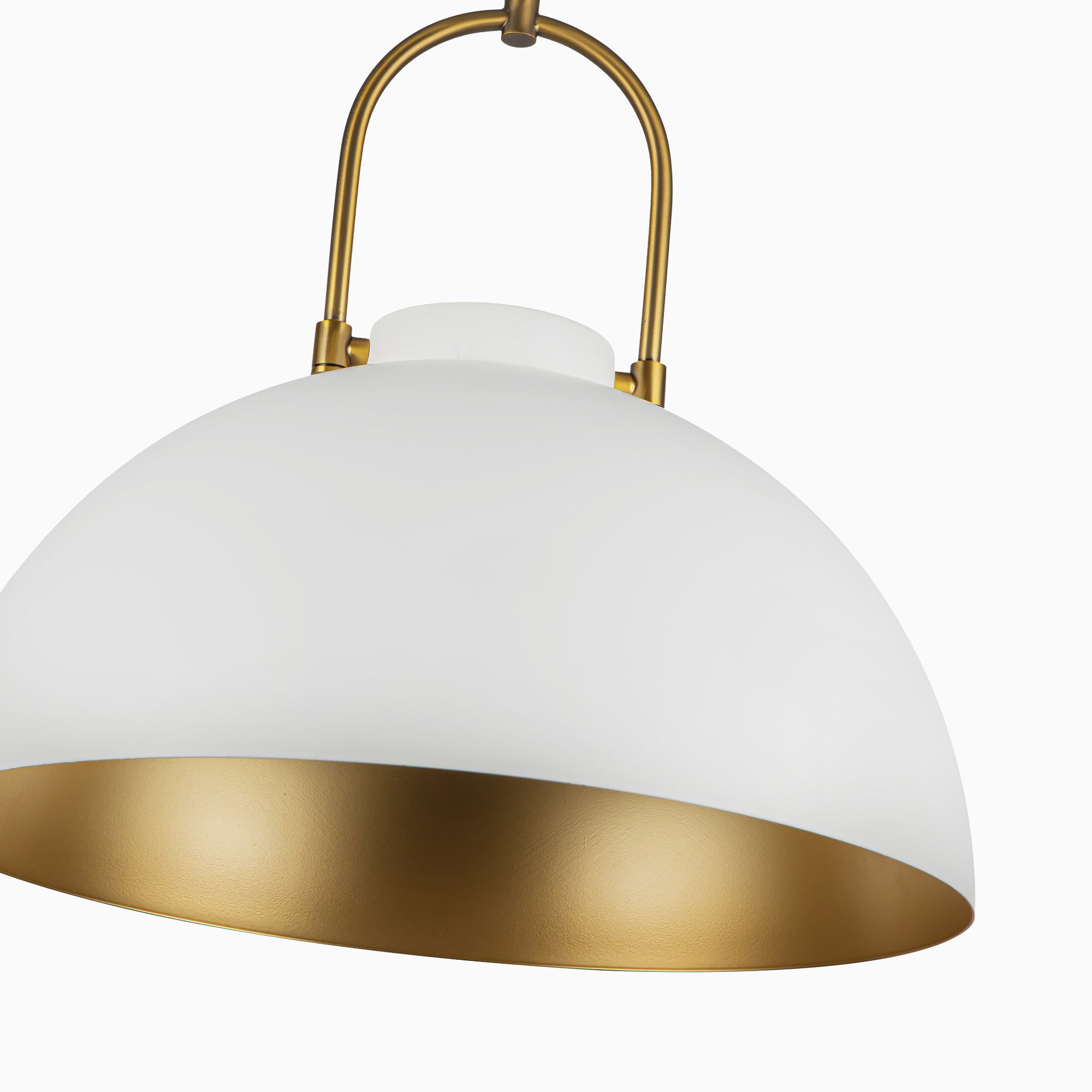 Kealy 16" Socket Pendant in White