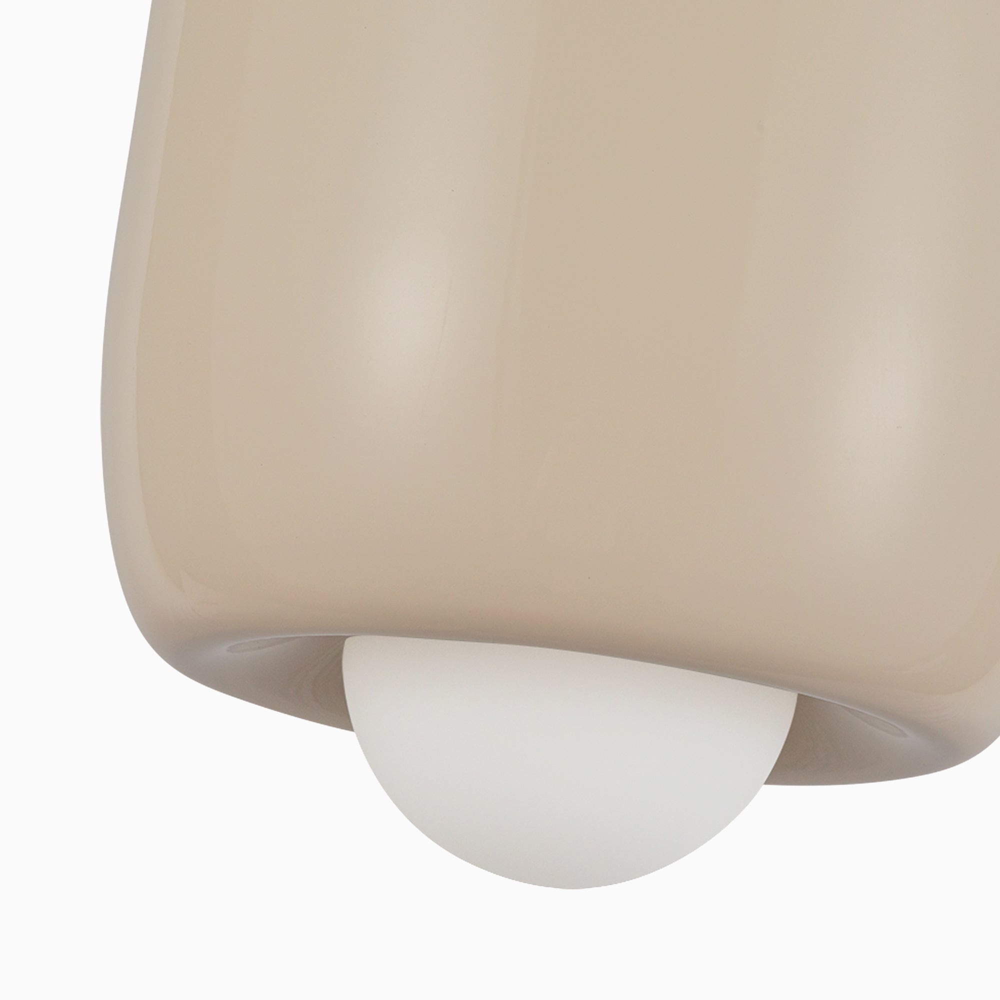 Tilly 7" LED Pendant in Pearl White, Universal Voltage