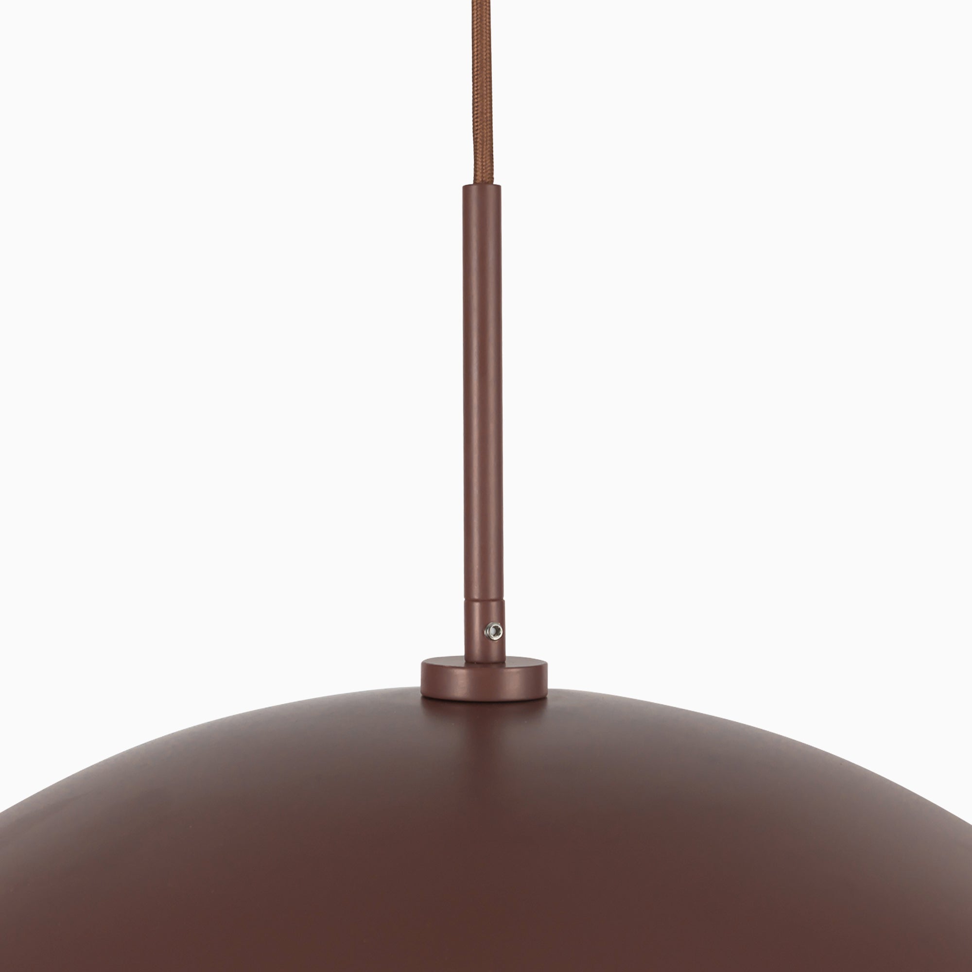 Aveline 22" Socket Pendant in Burgundy