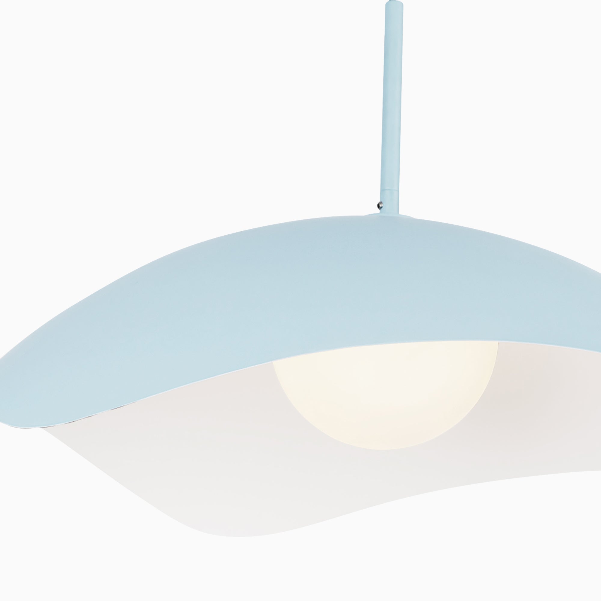 Aveline 22" Socket Pendant in Cerulean