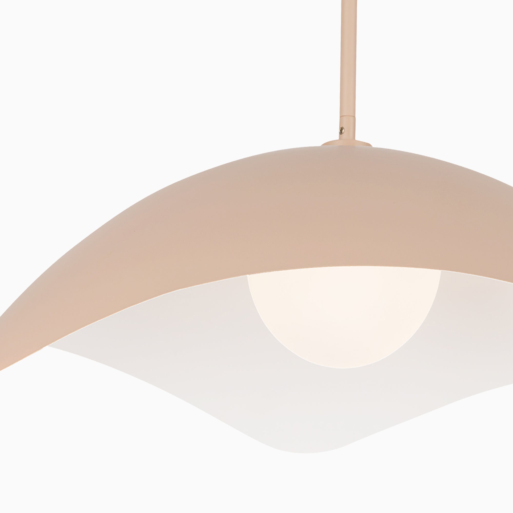 Aveline 22" Socket Pendant in Peach