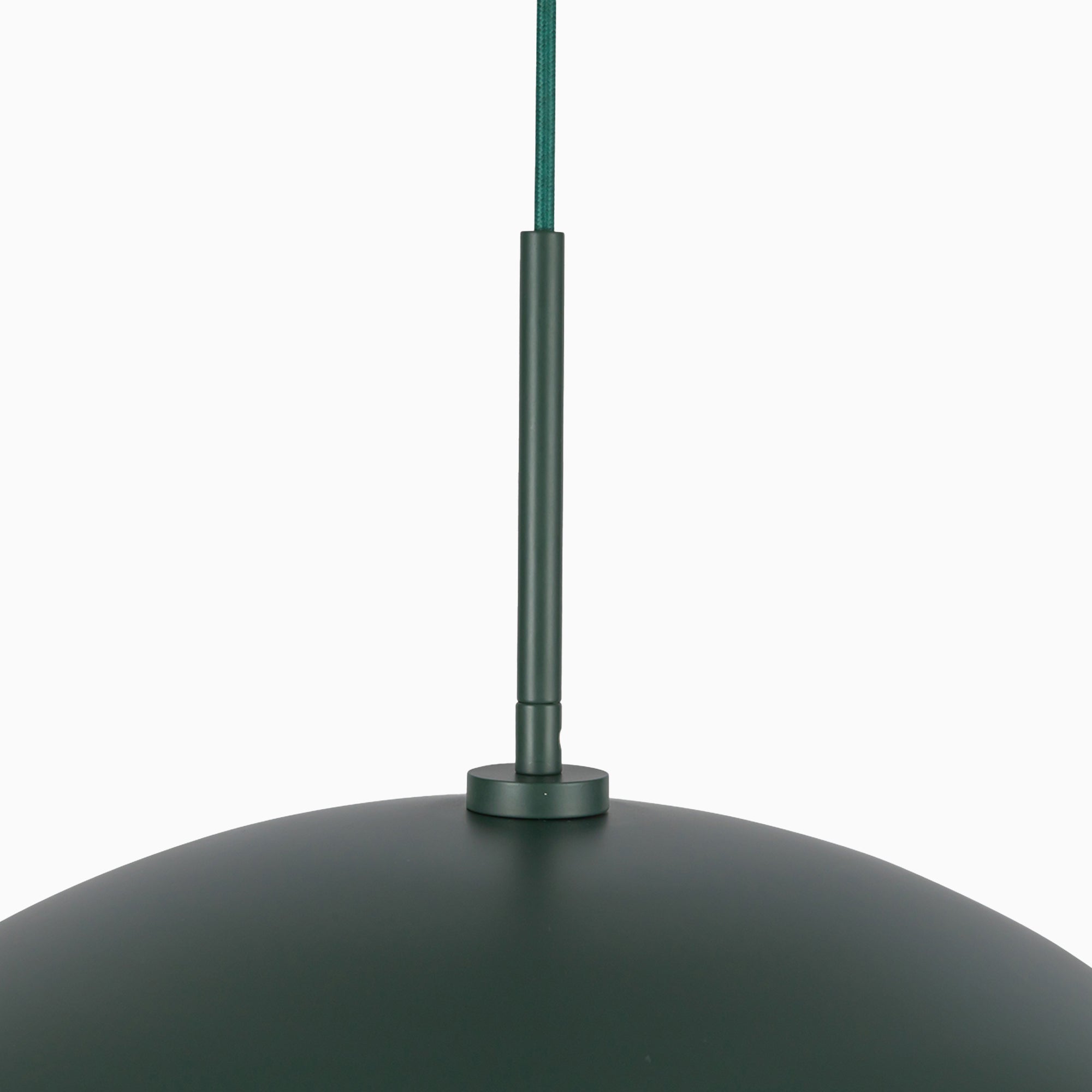 Aveline 22" Socket Pendant in Pine Green