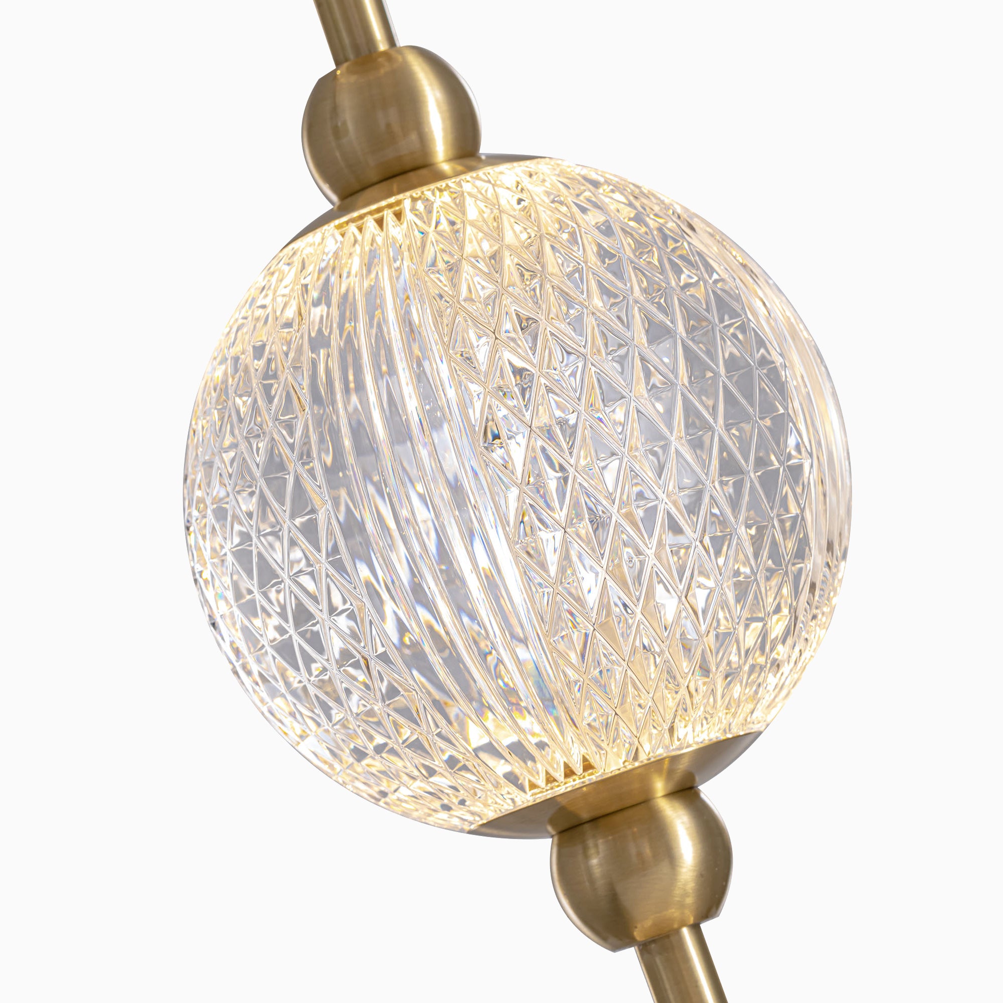 Arlette 23" LED Wall/Vanity Light in Natural Brass, Universal Voltage