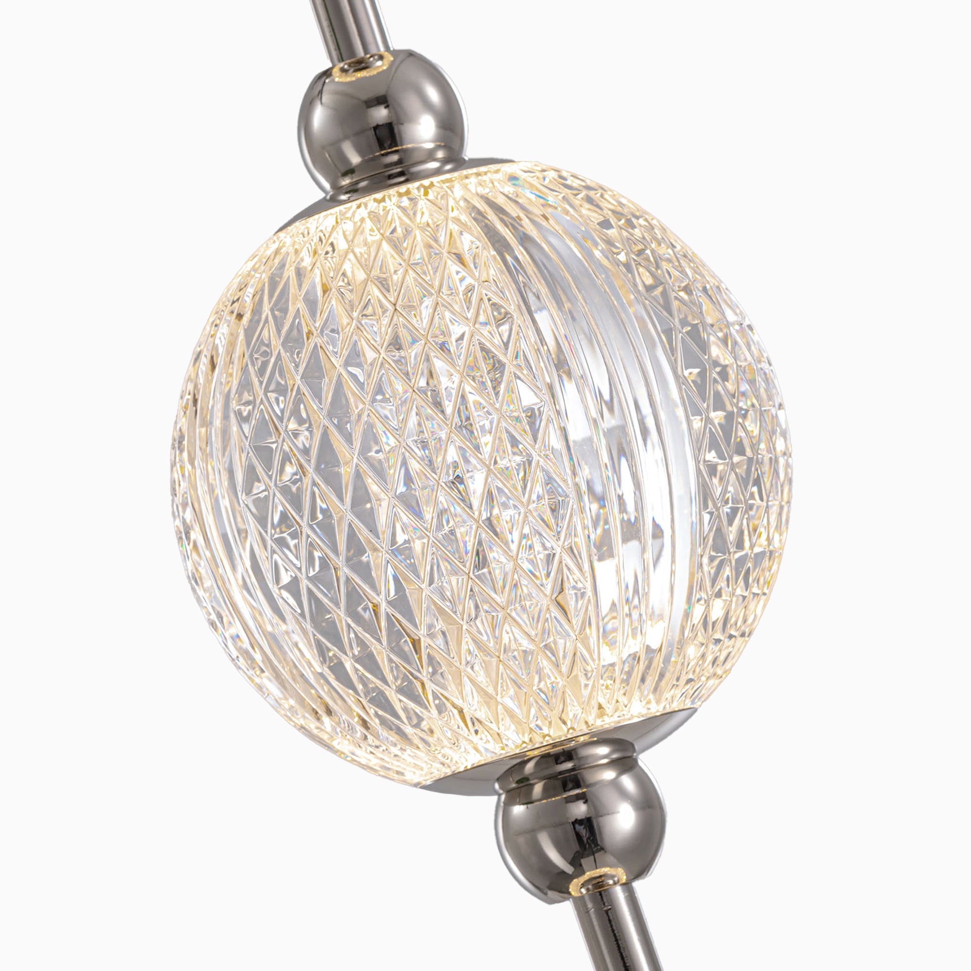 Arlette 23" LED Wall/Vanity Light in Polished Nickel, Universal Voltage