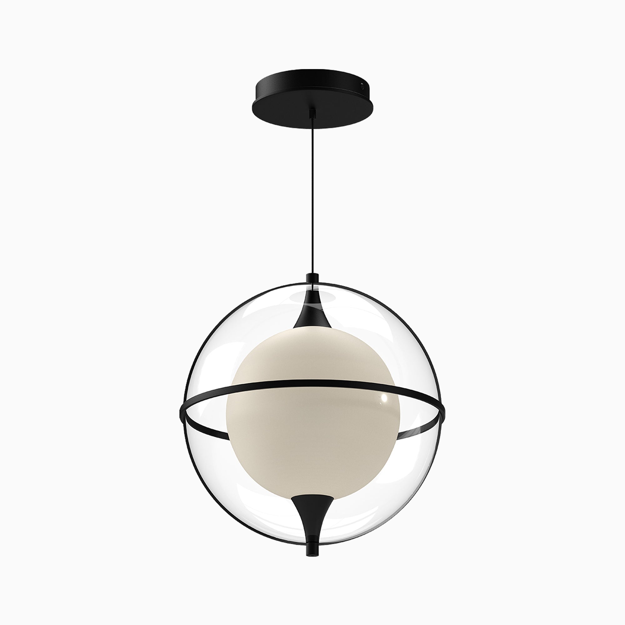 Mavis 12" LED Pendant in Black