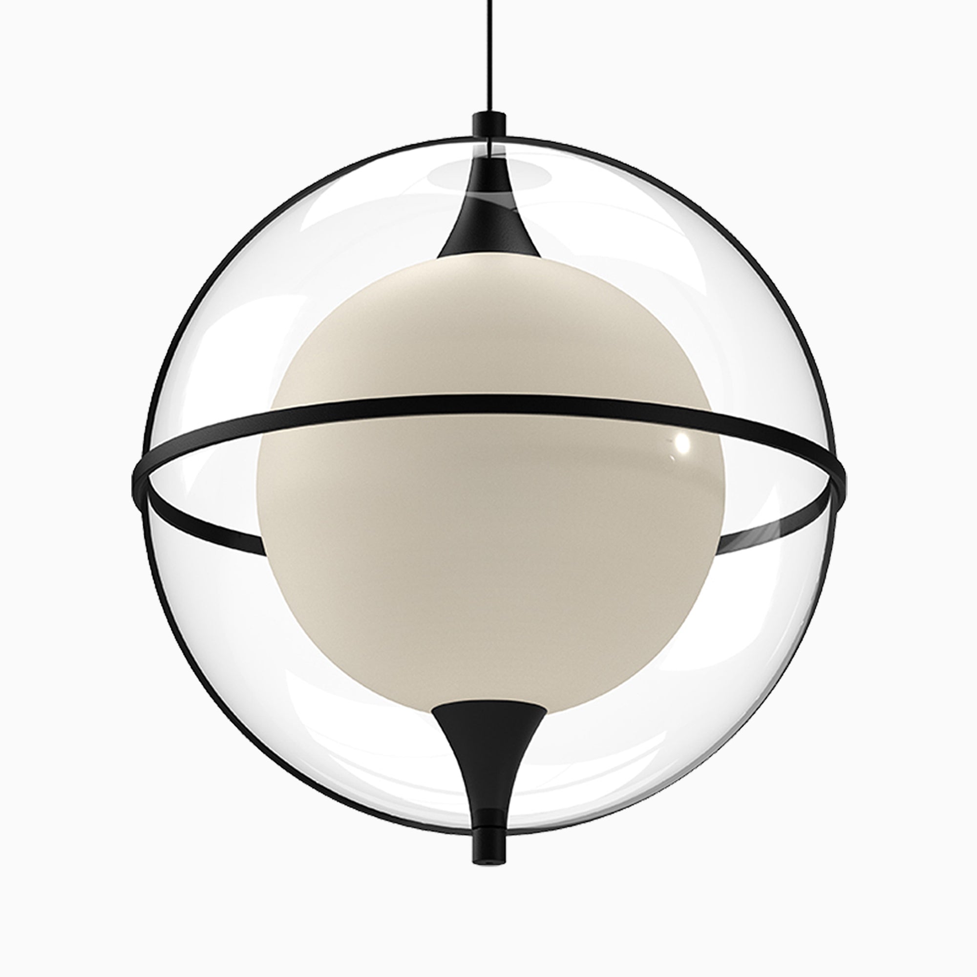 Mavis 12" LED Pendant in Black