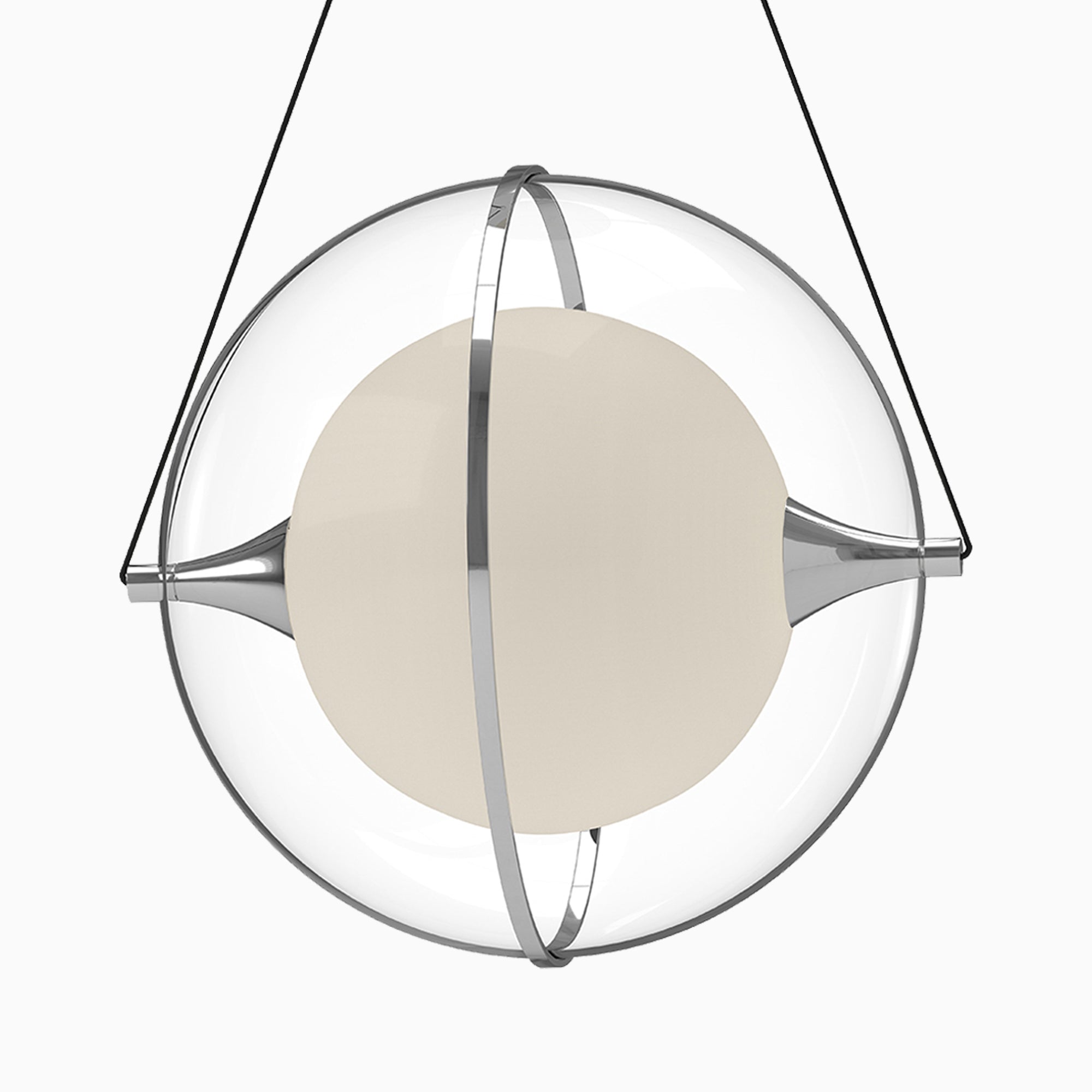 Mavis 12" LED Pendant in Chrome