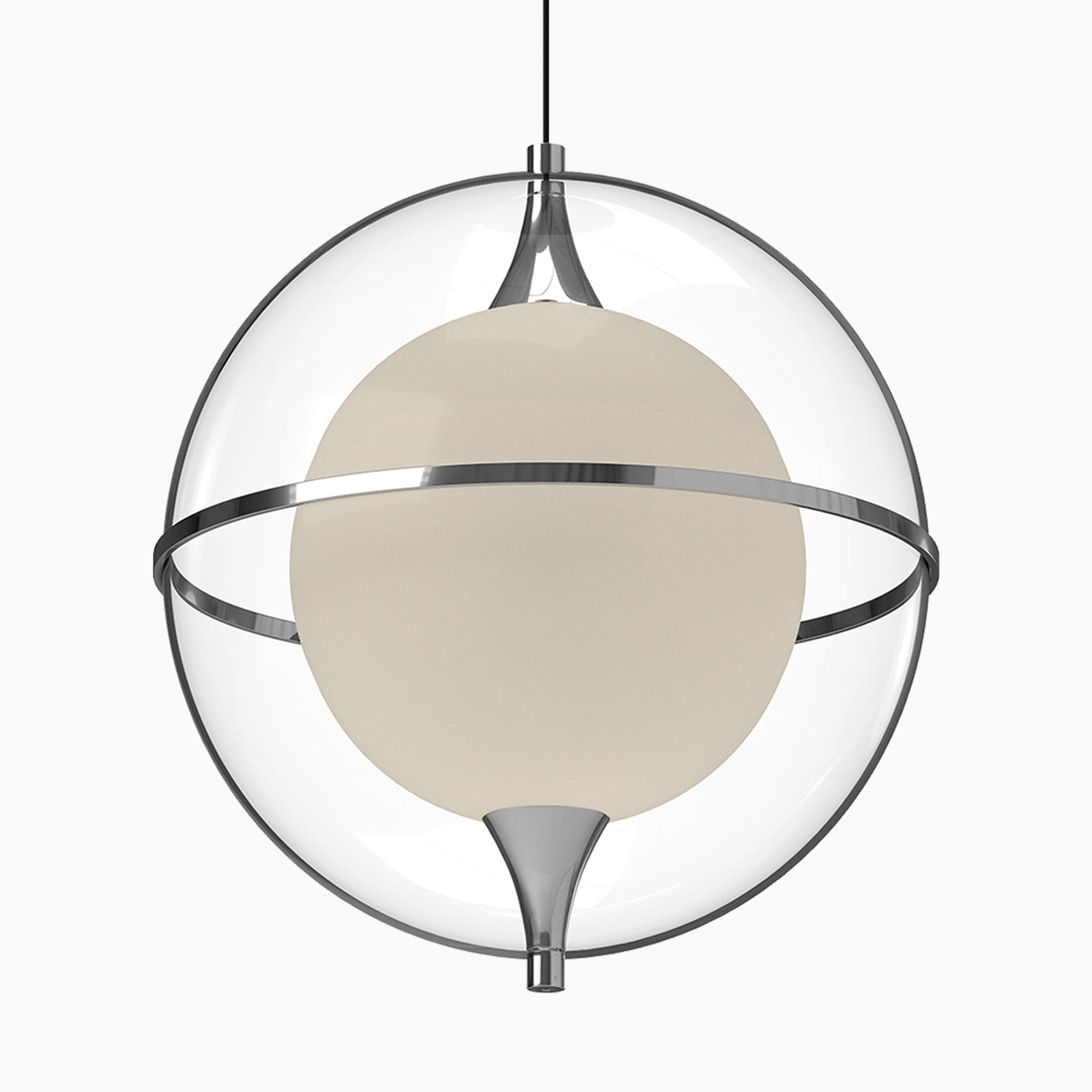 Mavis 12" LED Pendant in Chrome