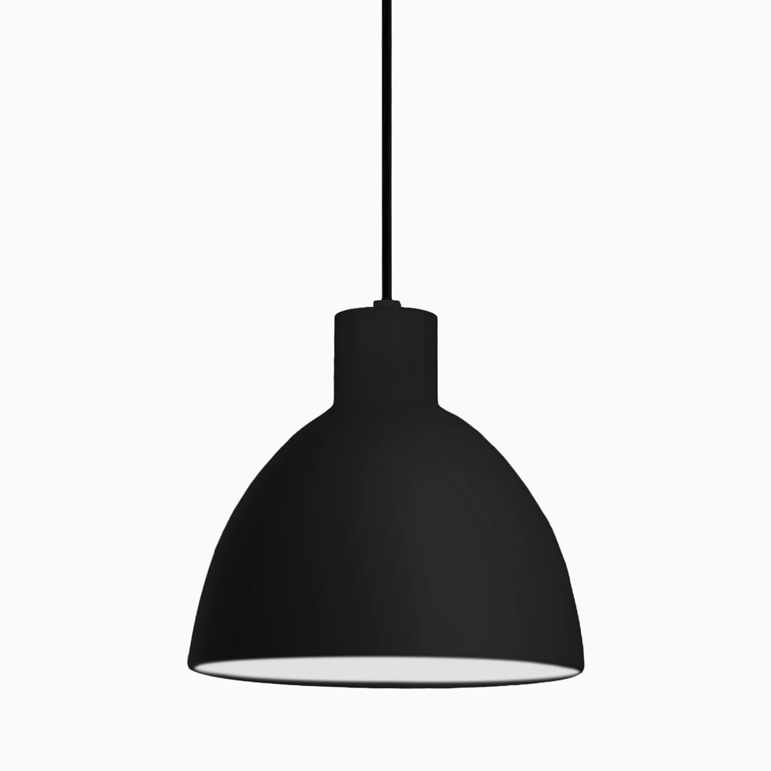 Vernon 6" LED Pendant in Black