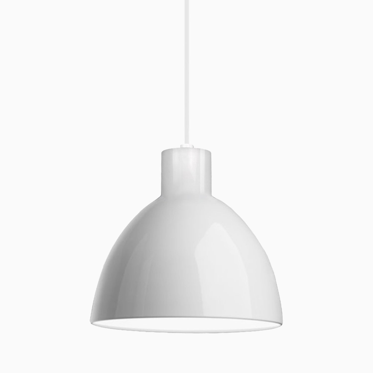 Vernon 6" LED Pendant in White