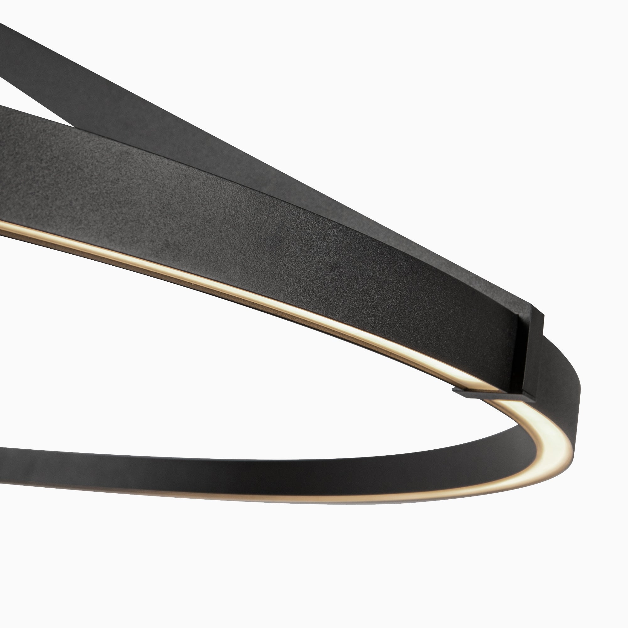 Jay 31" LED Pendant in Black, Universal Voltage