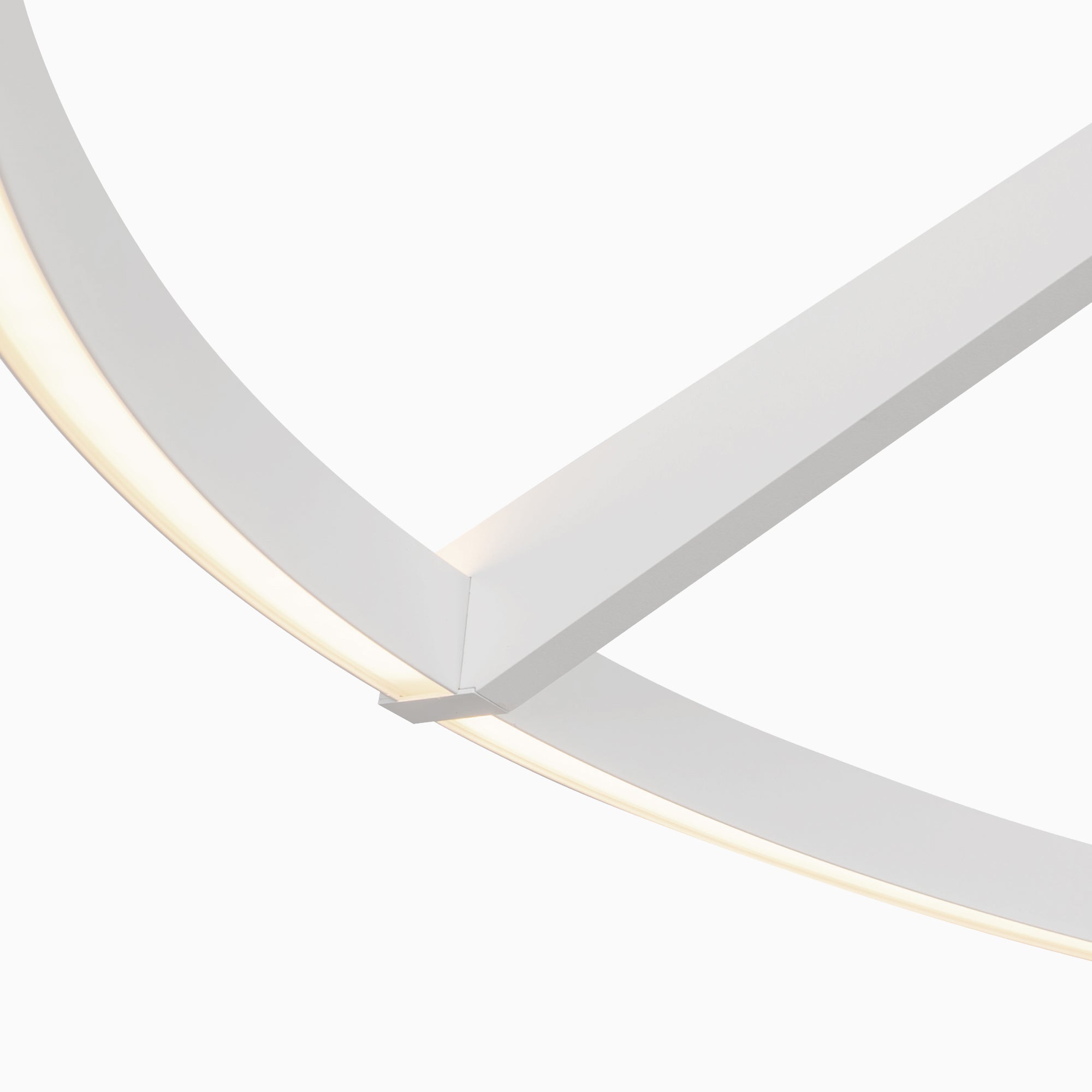 Jay 31" LED Pendant in White, Universal Voltage