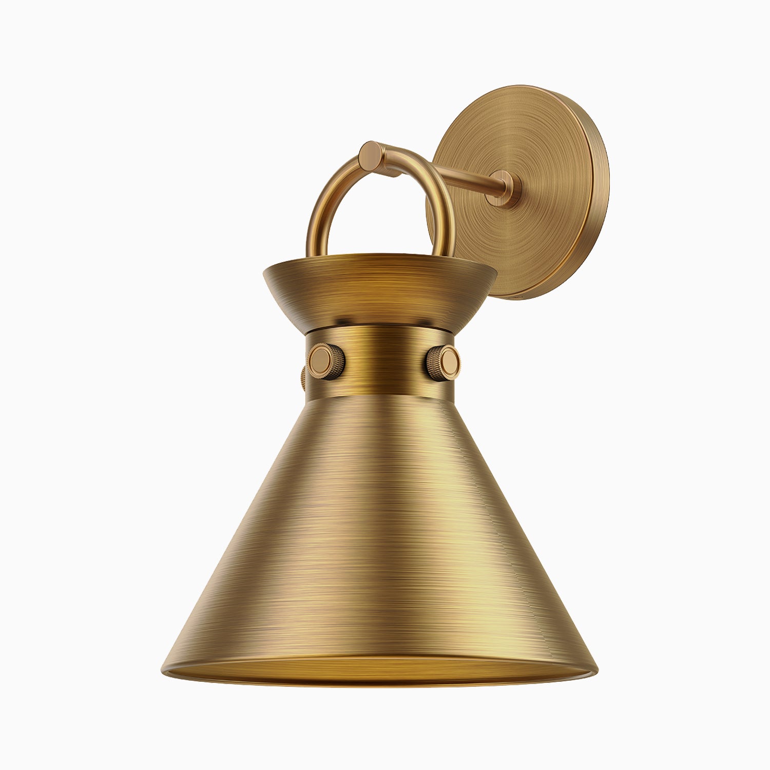 Brennan 9" 1 Light Wall/Vanity Light in Aged Gold