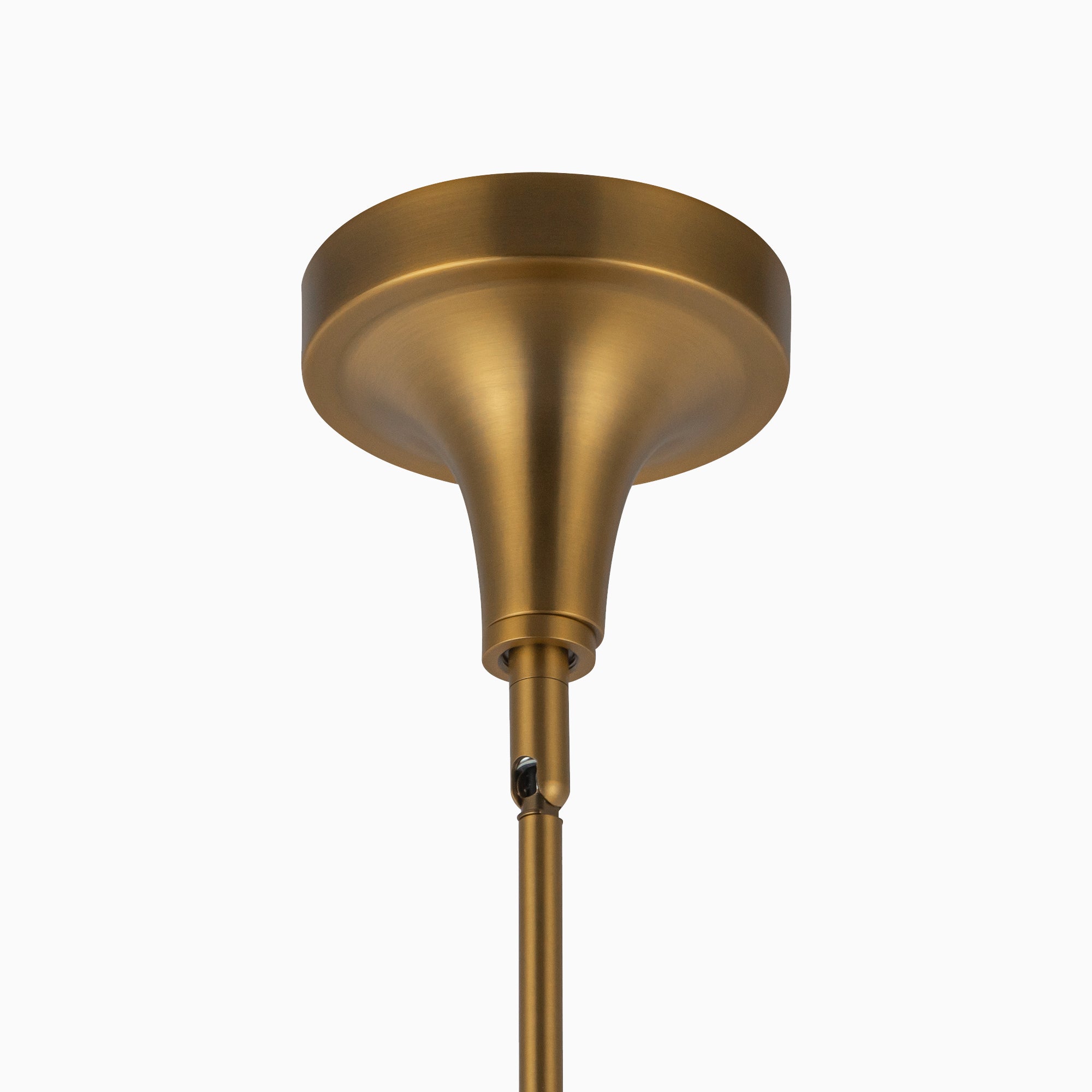 Eleanor 10" 1 Light Pendant in Aged Gold/Clear Glass