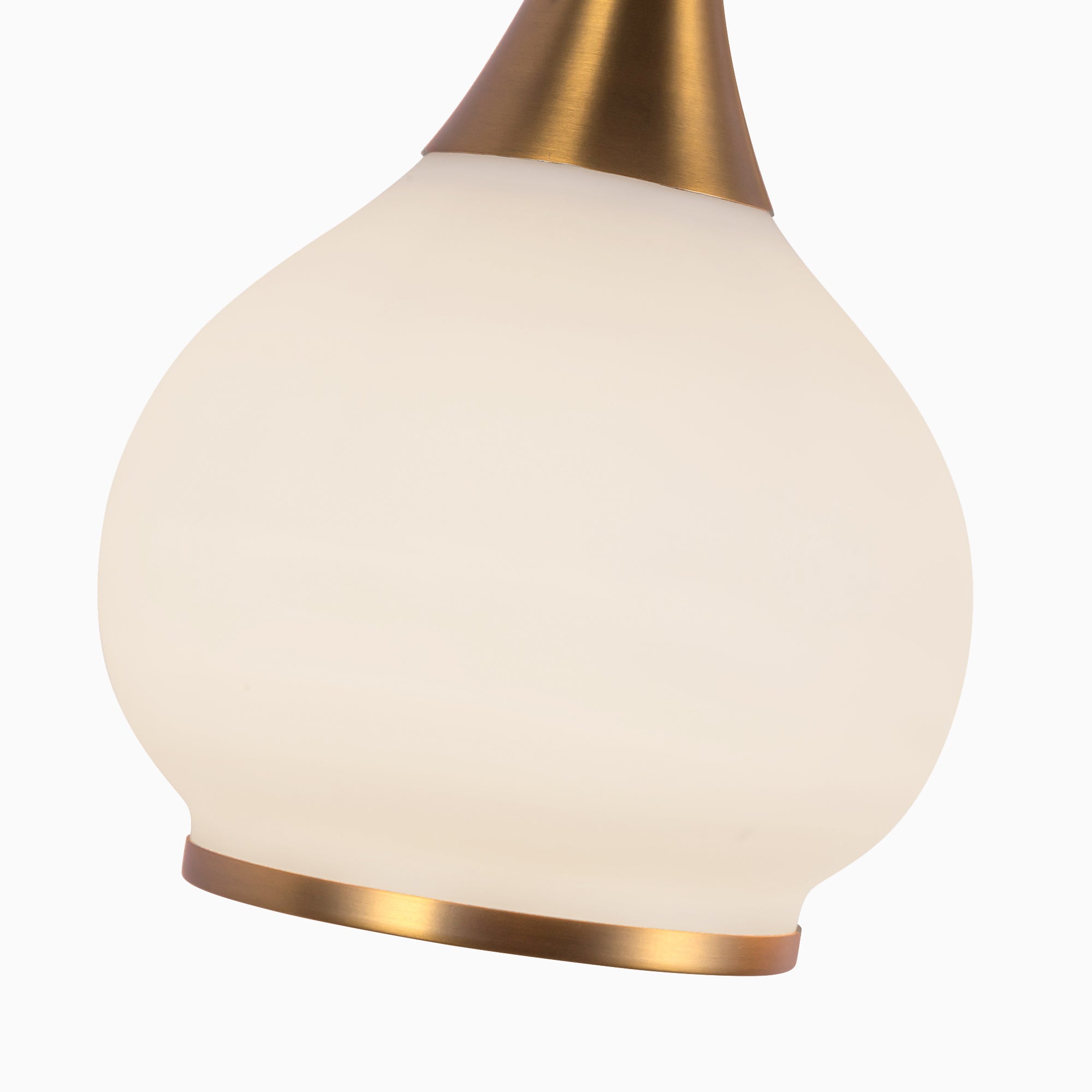 Eleanor 17" 2 Lights Vanity Light in Aged Gold/Opal Matte Glass