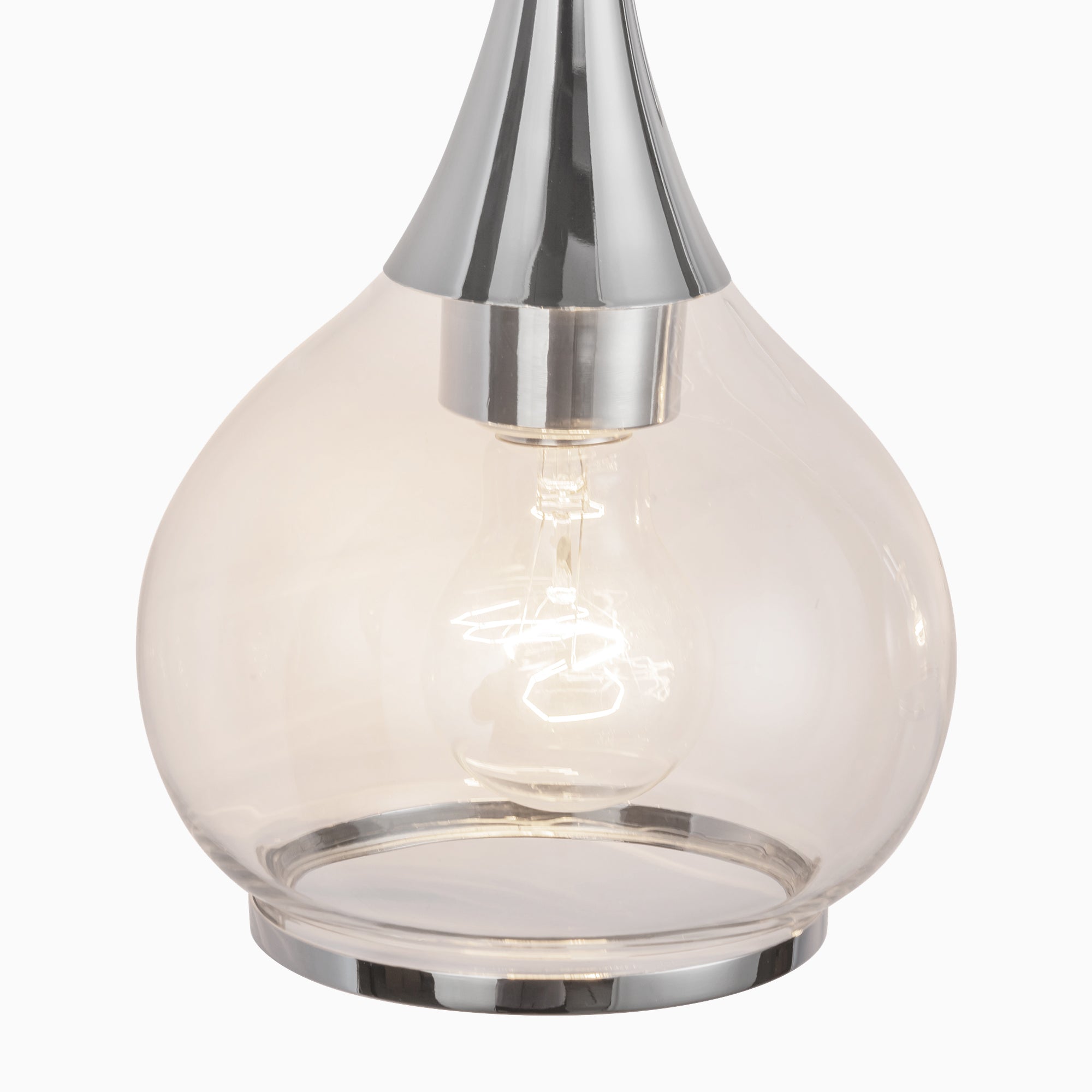 Eleanor 17" 2 Lights Vanity Light in Chrome/Clear Glass