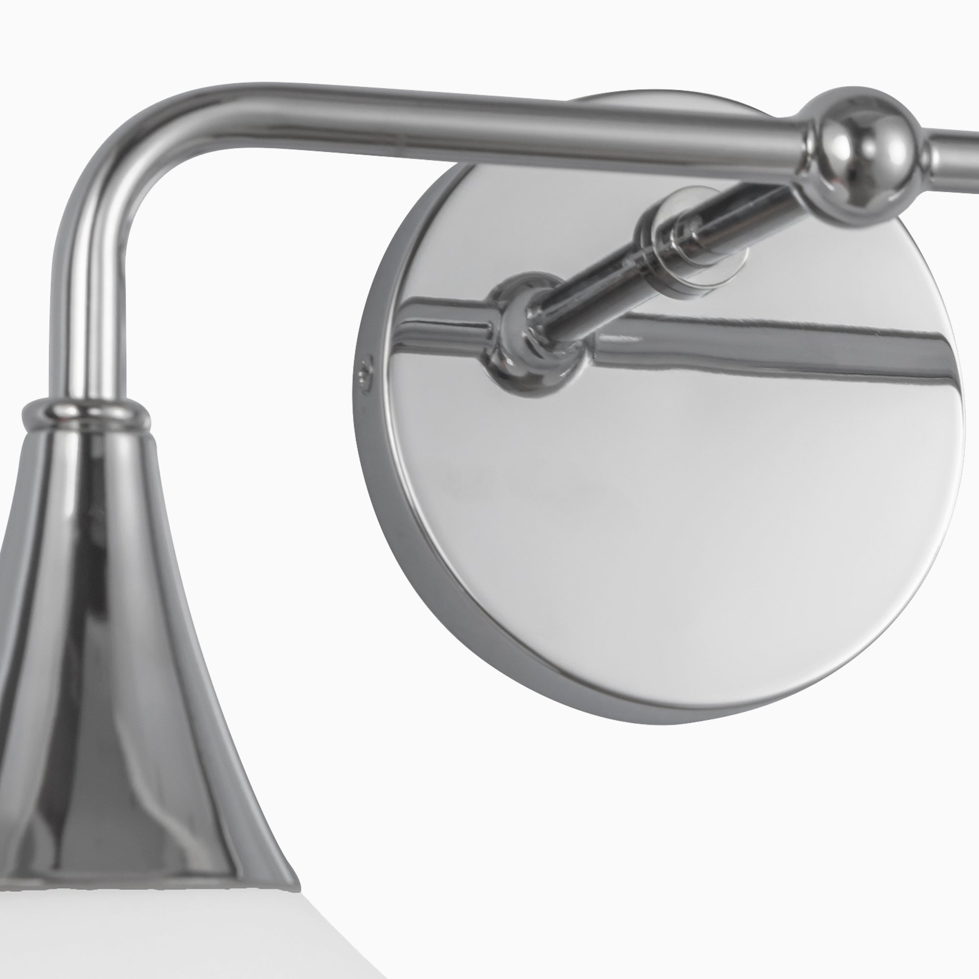 Eleanor 17" 2 Lights Vanity Light in Chrome/Opal Matte Glass