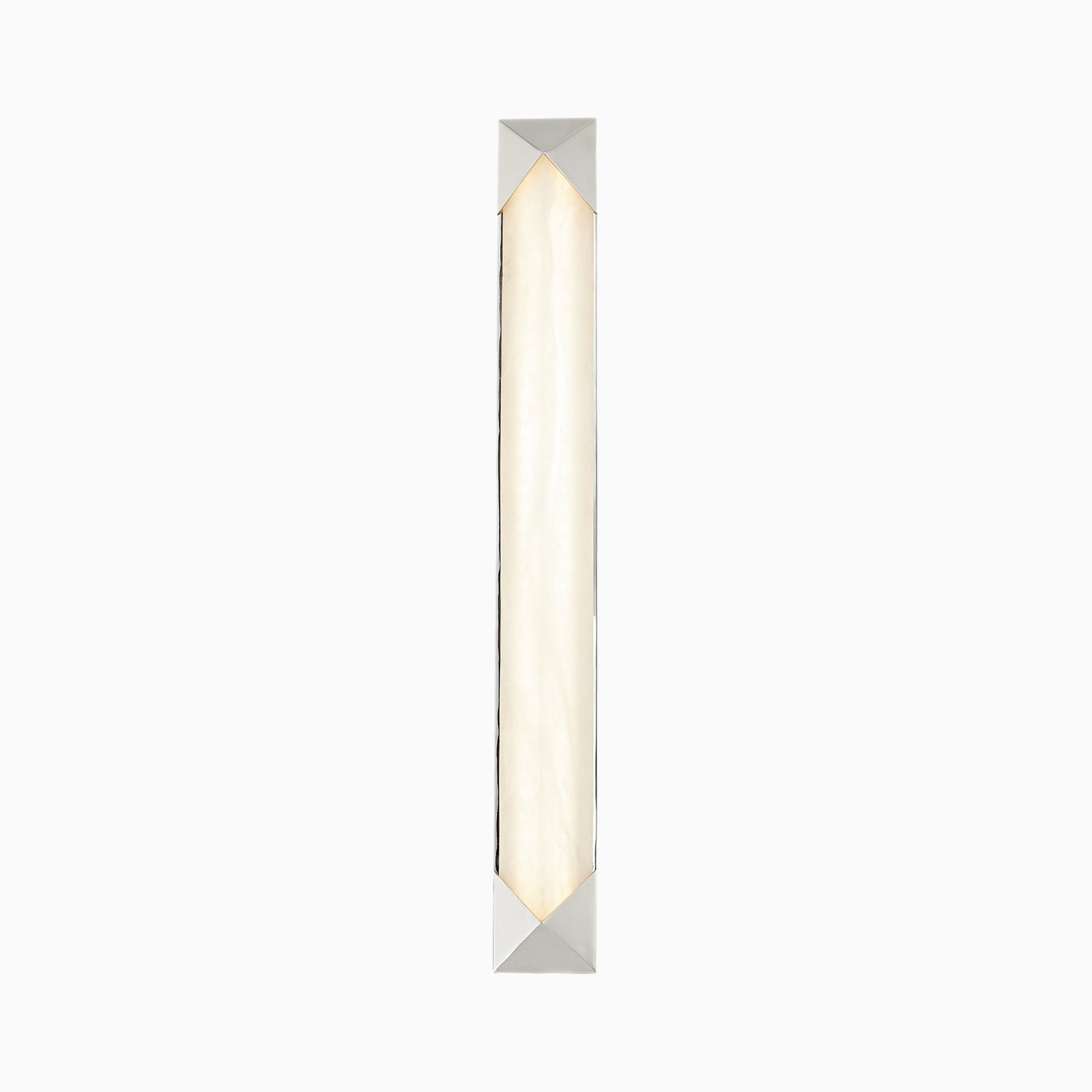 Aleece 25" LED Wall/Vanity Light in Polished Nickel/Alabaster