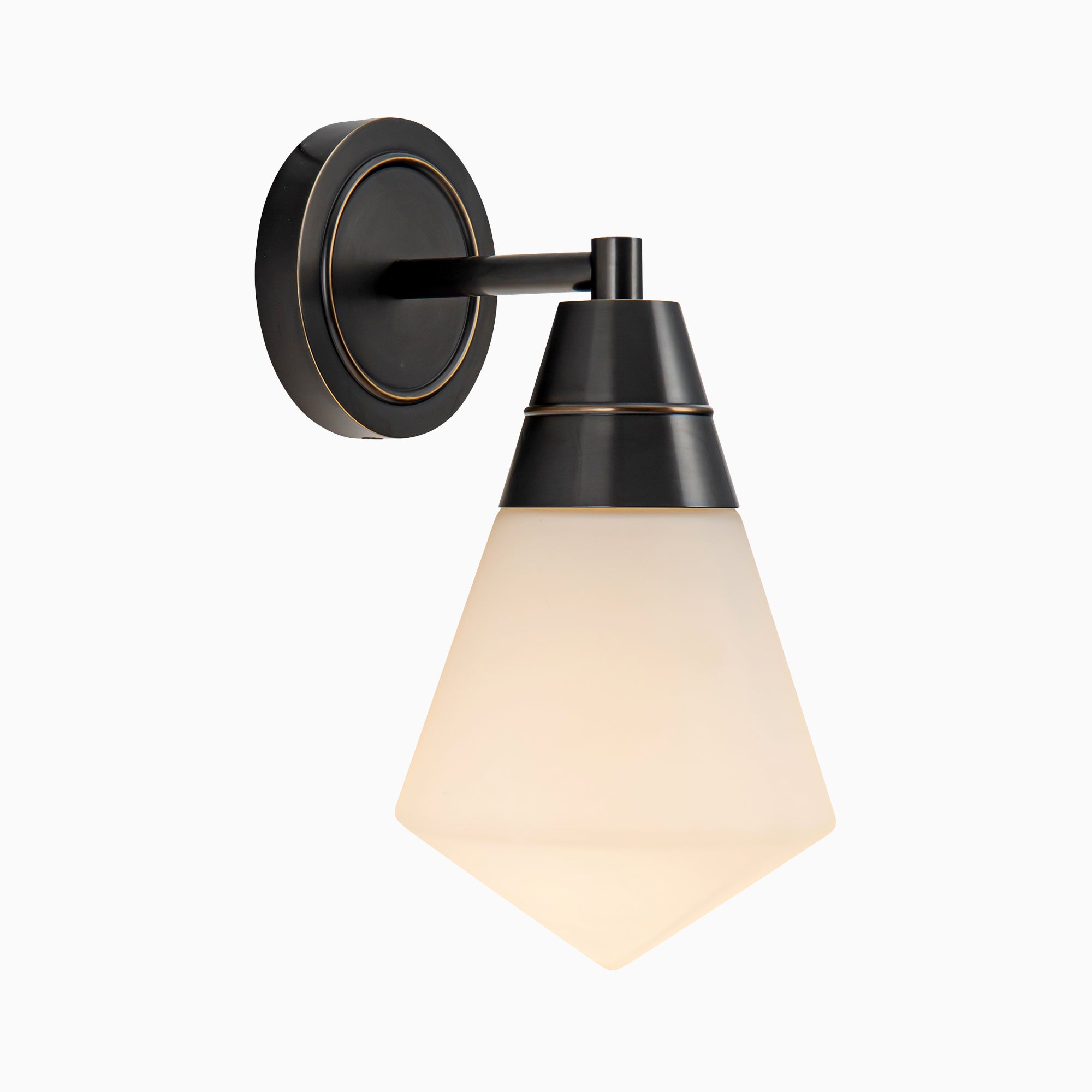 Irene 6" 1 Light Wall/Vanity Light in Urban Bronze/Opal Matte Glass