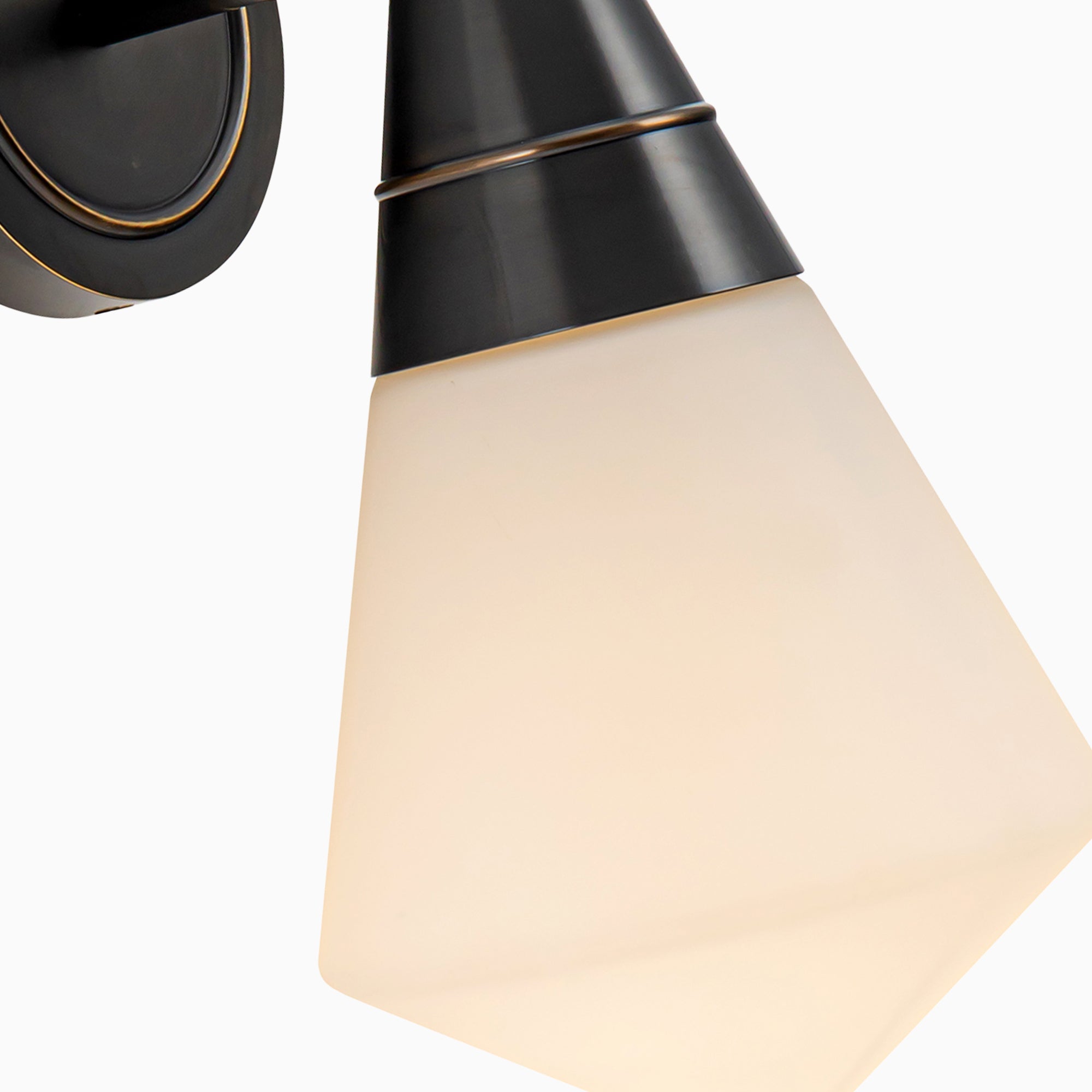 Irene 6" 1 Light Wall/Vanity Light in Urban Bronze/Opal Matte Glass