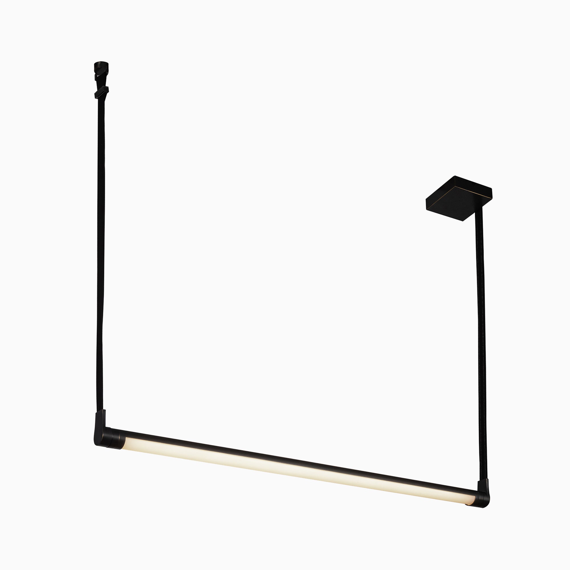 Carson 41" LED Linear Pendant in Urban Bronze, Universal Voltage
