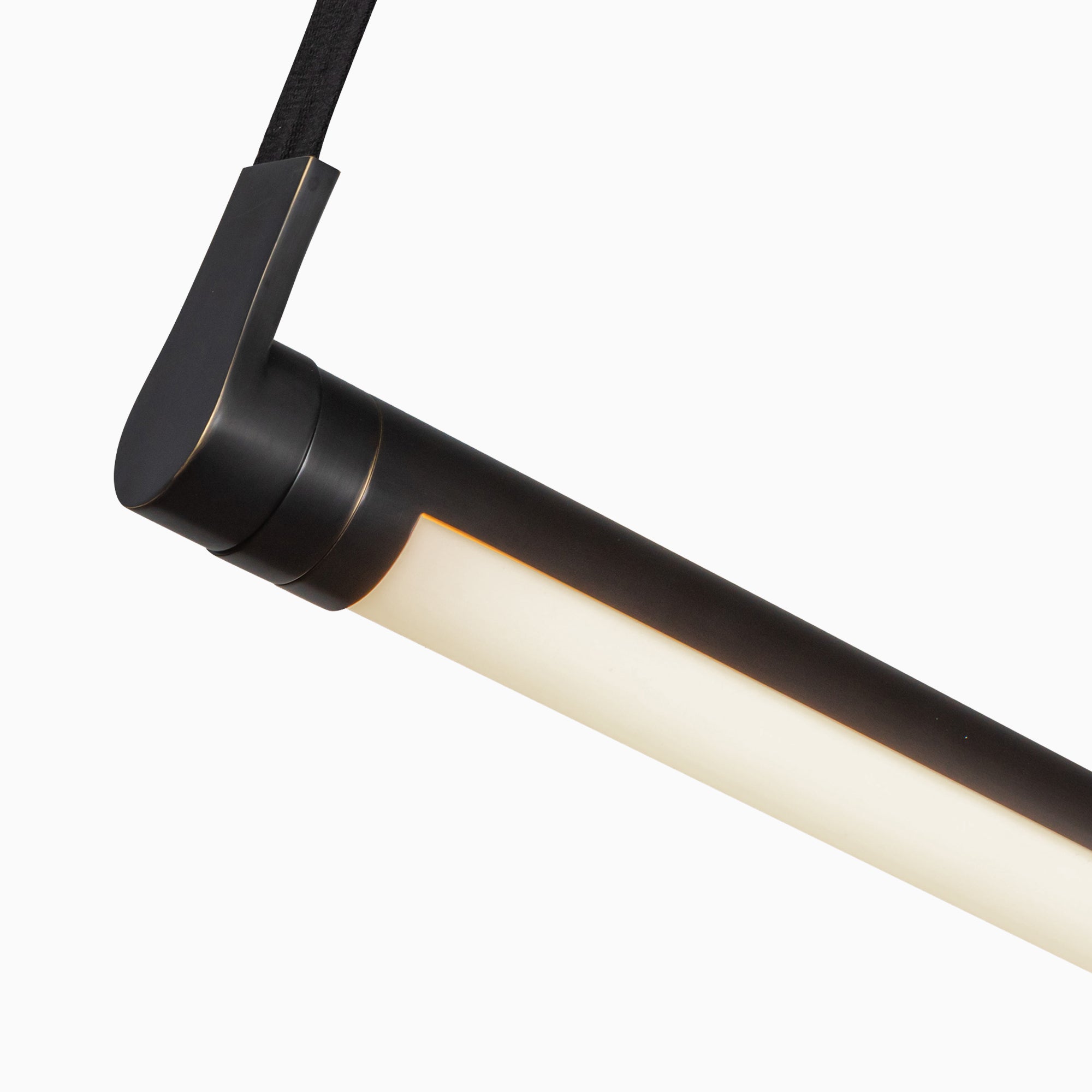 Carson 41" LED Linear Pendant in Urban Bronze, Universal Voltage